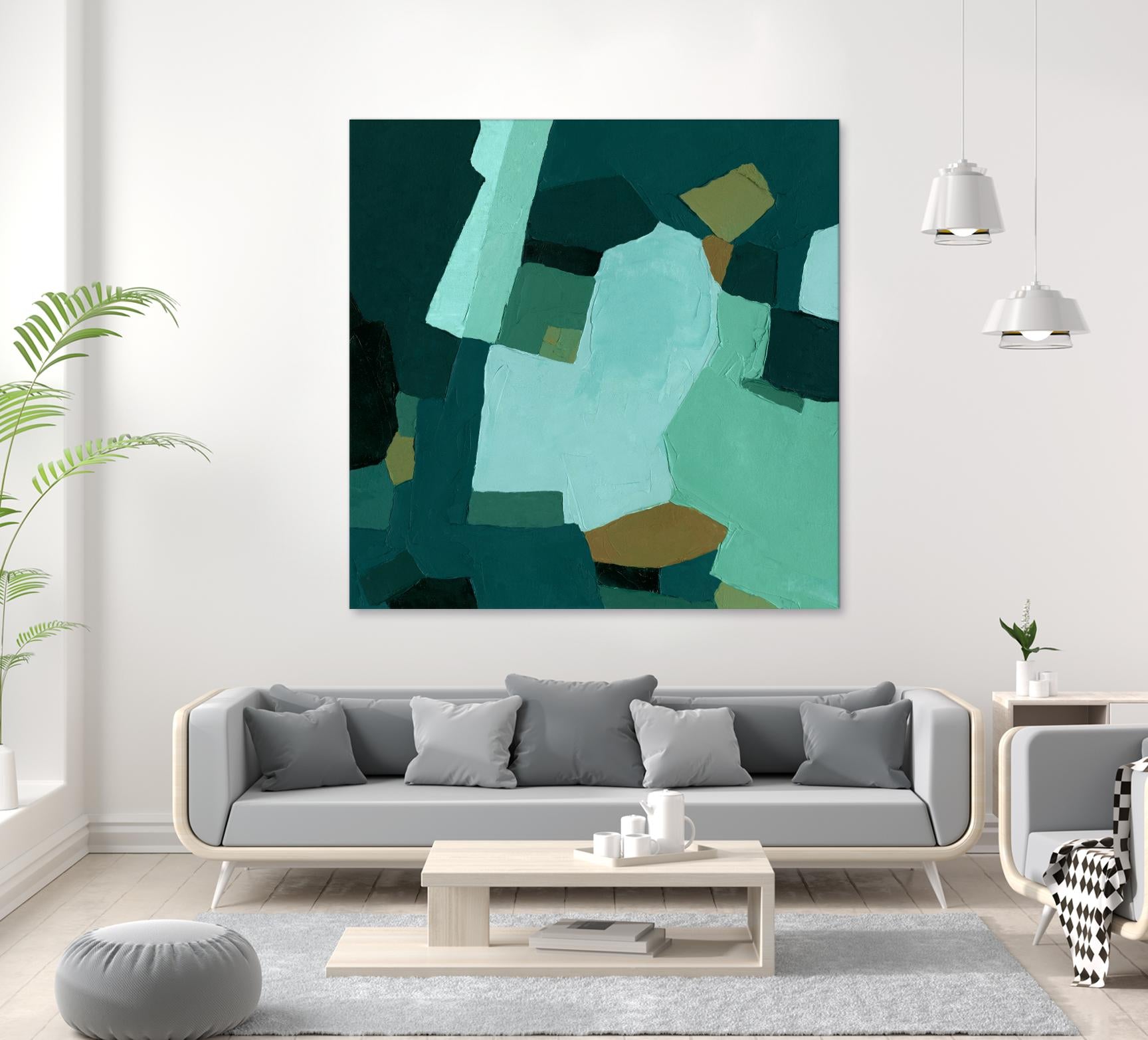 Palette Abstract II by Emma Caroline on GIANT ART - green abstract abstract