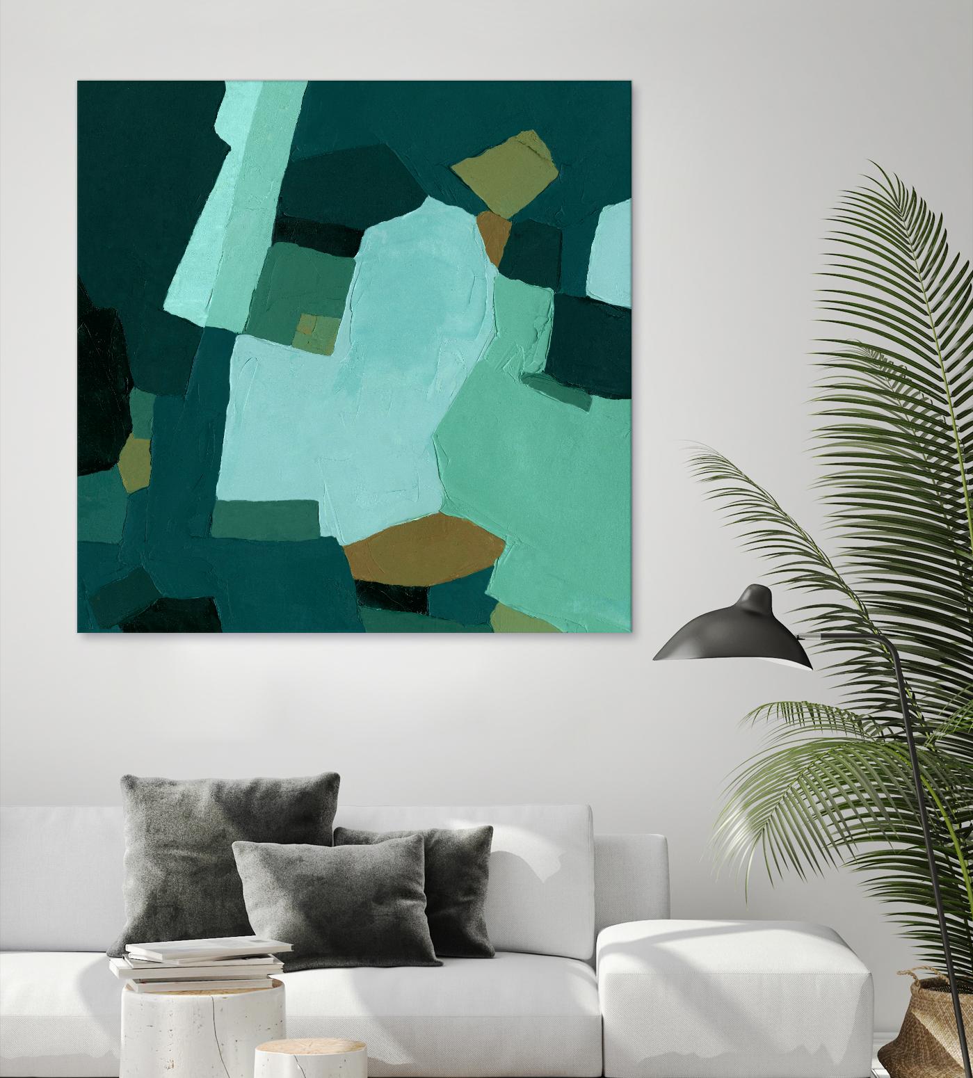 Palette Abstract II by Emma Caroline on GIANT ART - green abstract abstract