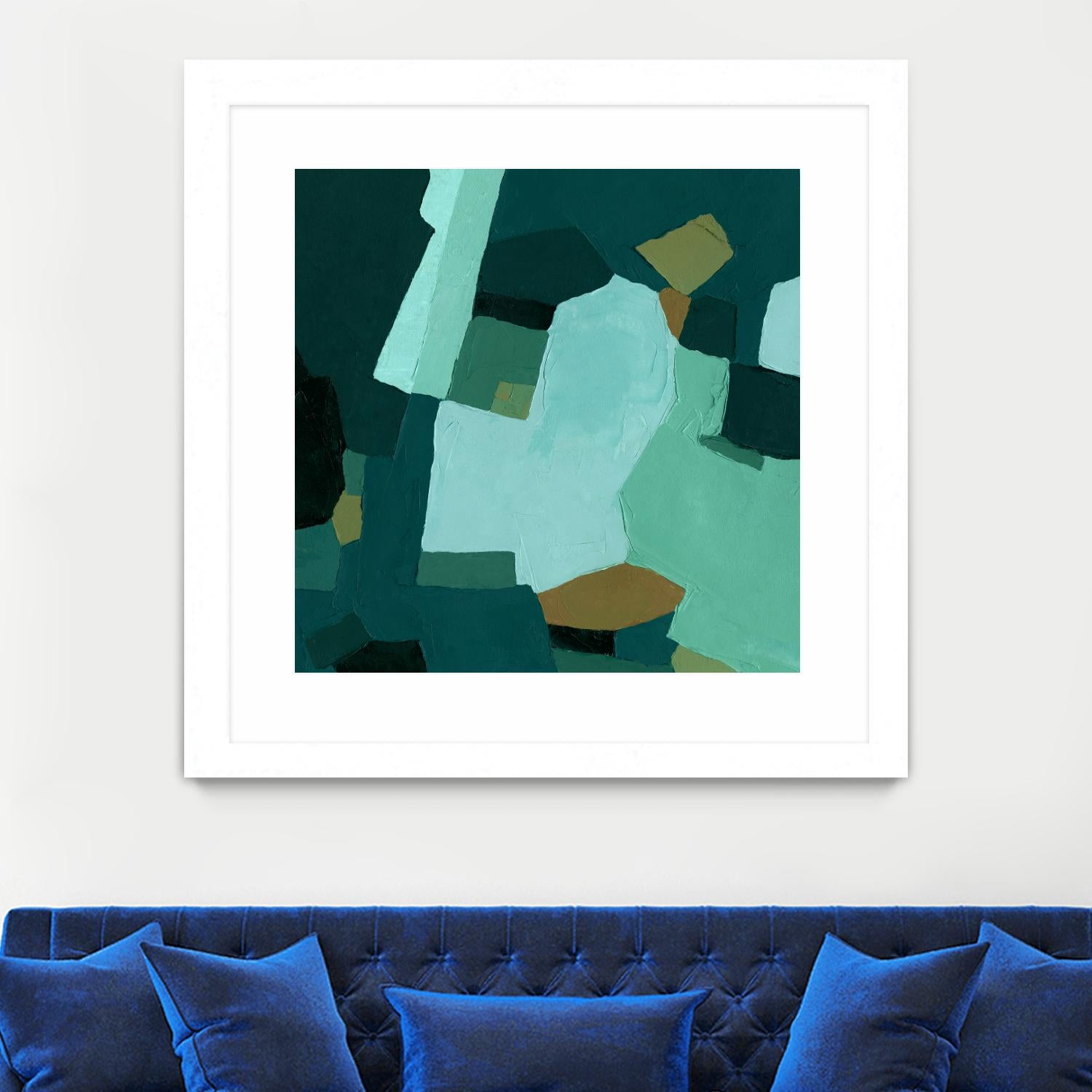 Palette Abstract II by Emma Caroline on GIANT ART - green abstract abstract