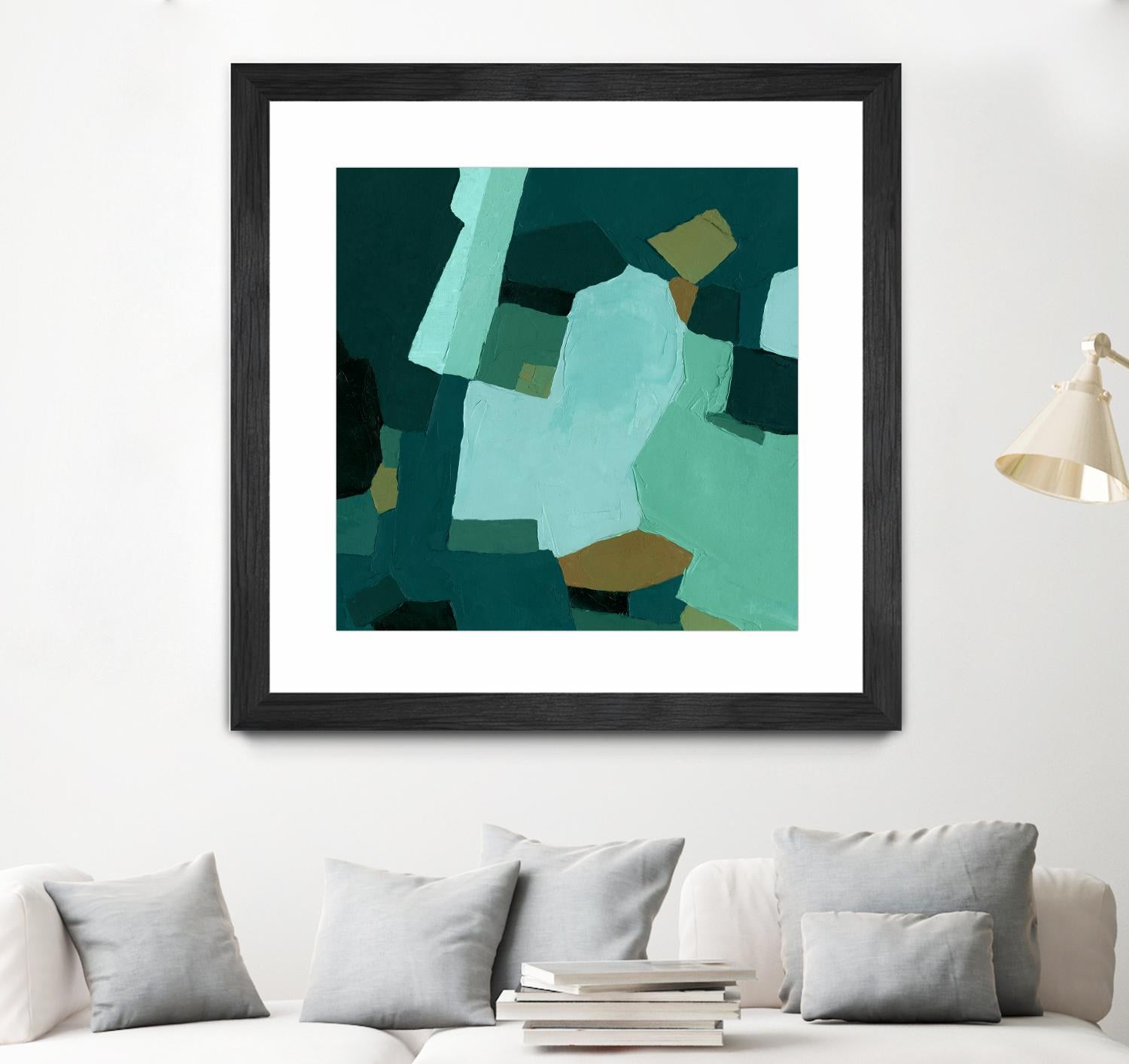 Palette Abstract II by Emma Caroline on GIANT ART - green abstract abstract