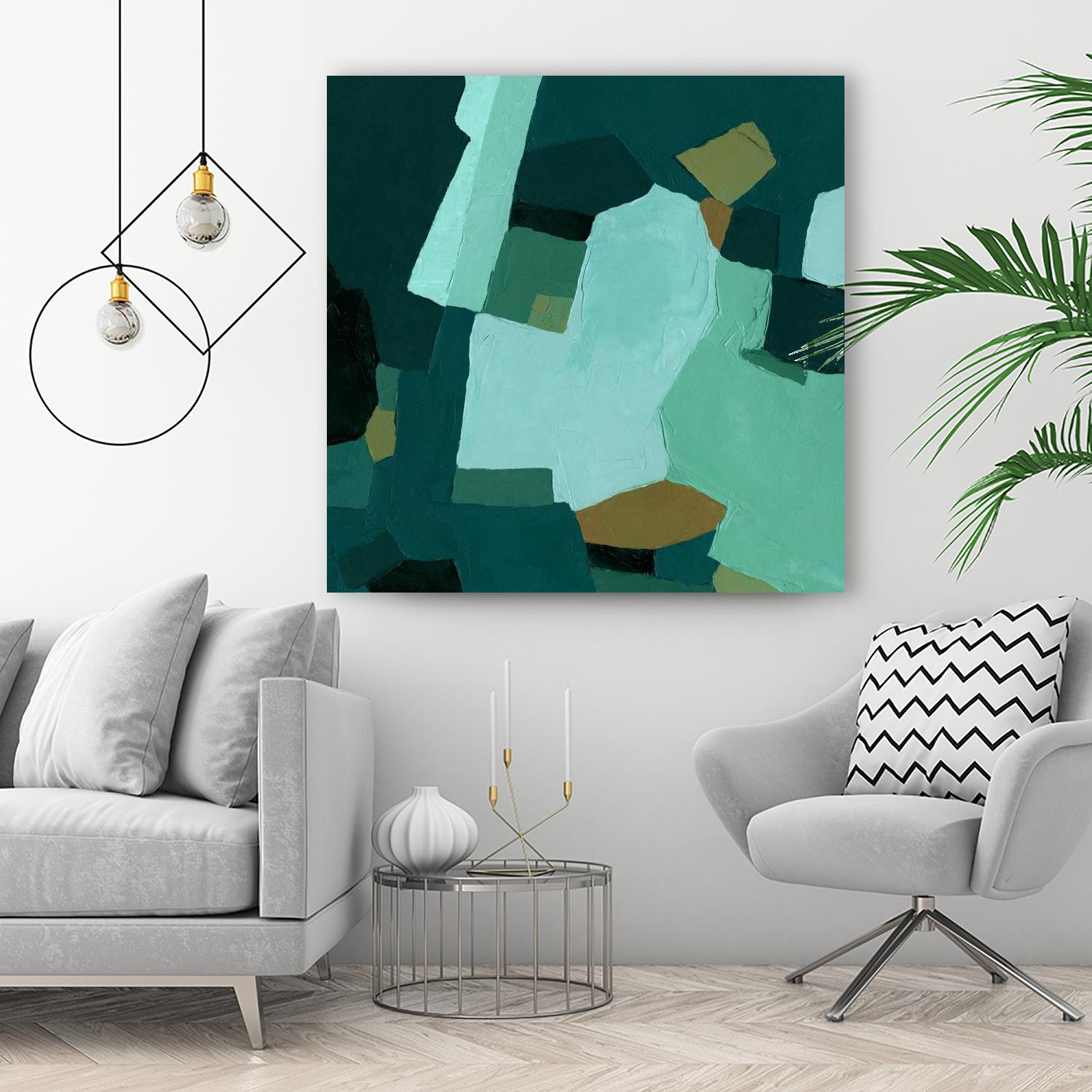 Palette Abstract II by Emma Caroline on GIANT ART - green abstract abstract