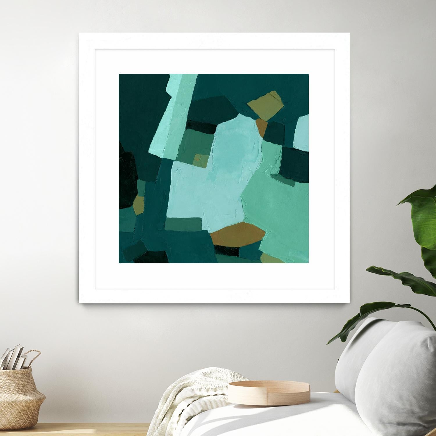 Palette Abstract II by Emma Caroline on GIANT ART - green abstract abstract