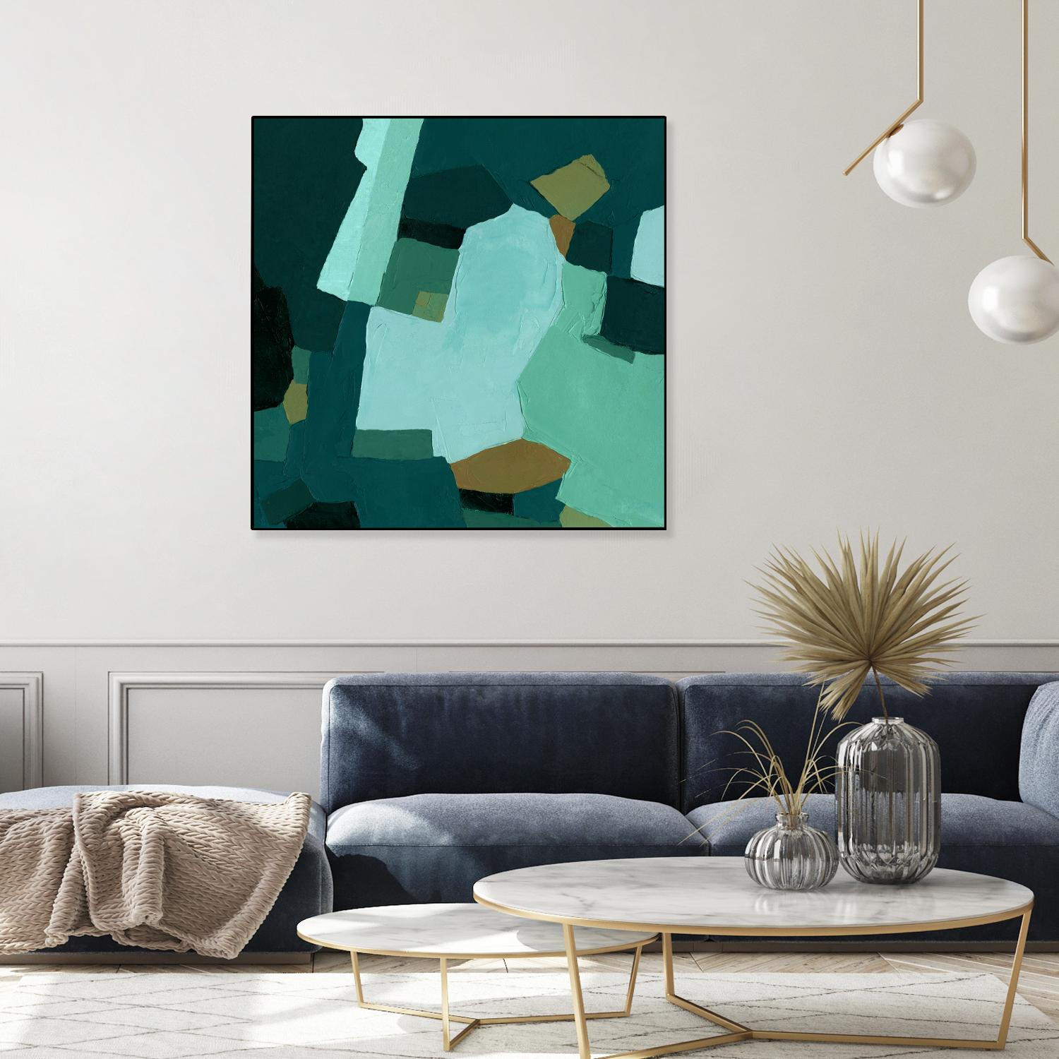 Palette Abstract II by Emma Caroline on GIANT ART - green abstract abstract