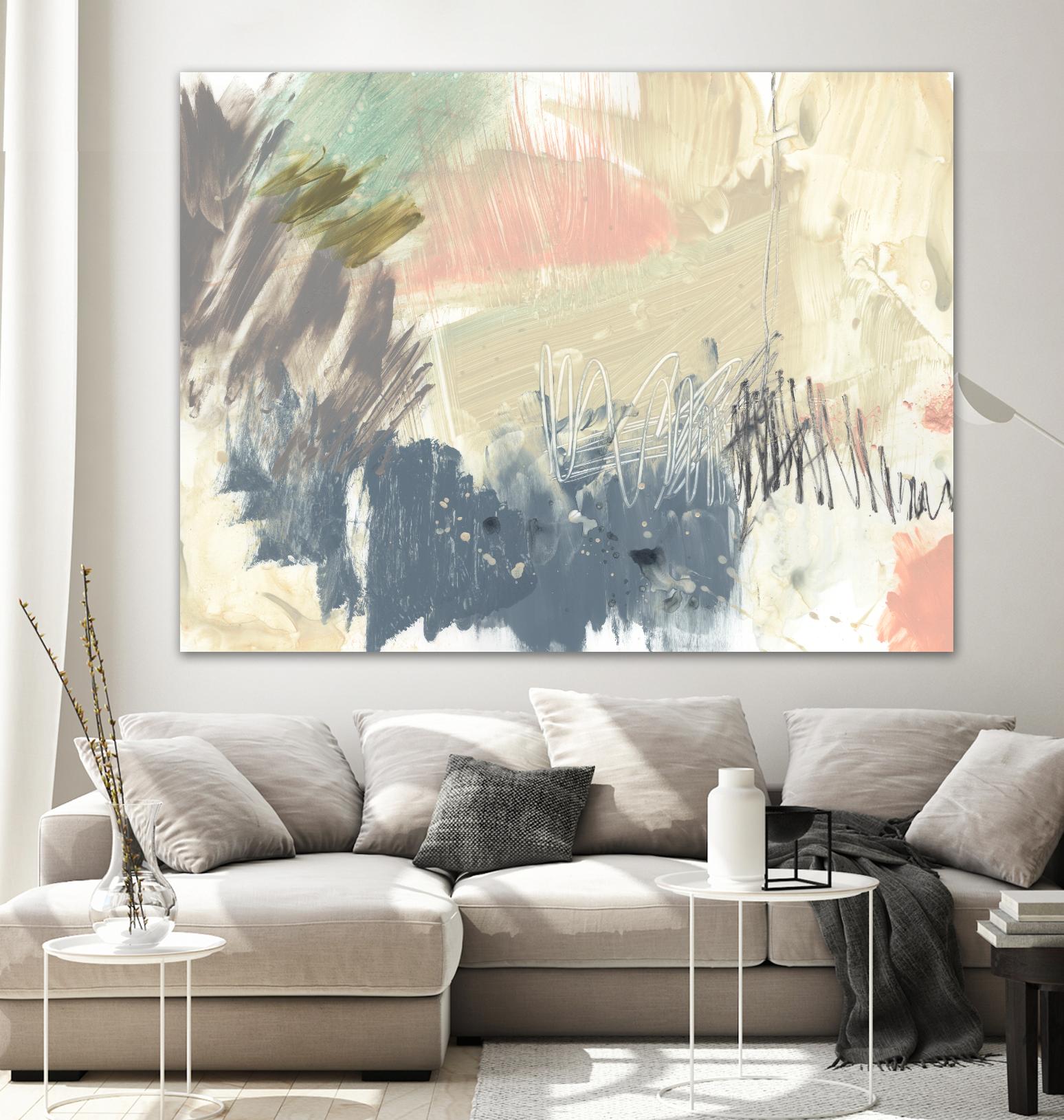 Pastel Immersion I by Jennifer Goldberger on GIANT ART - beige abstract abstract