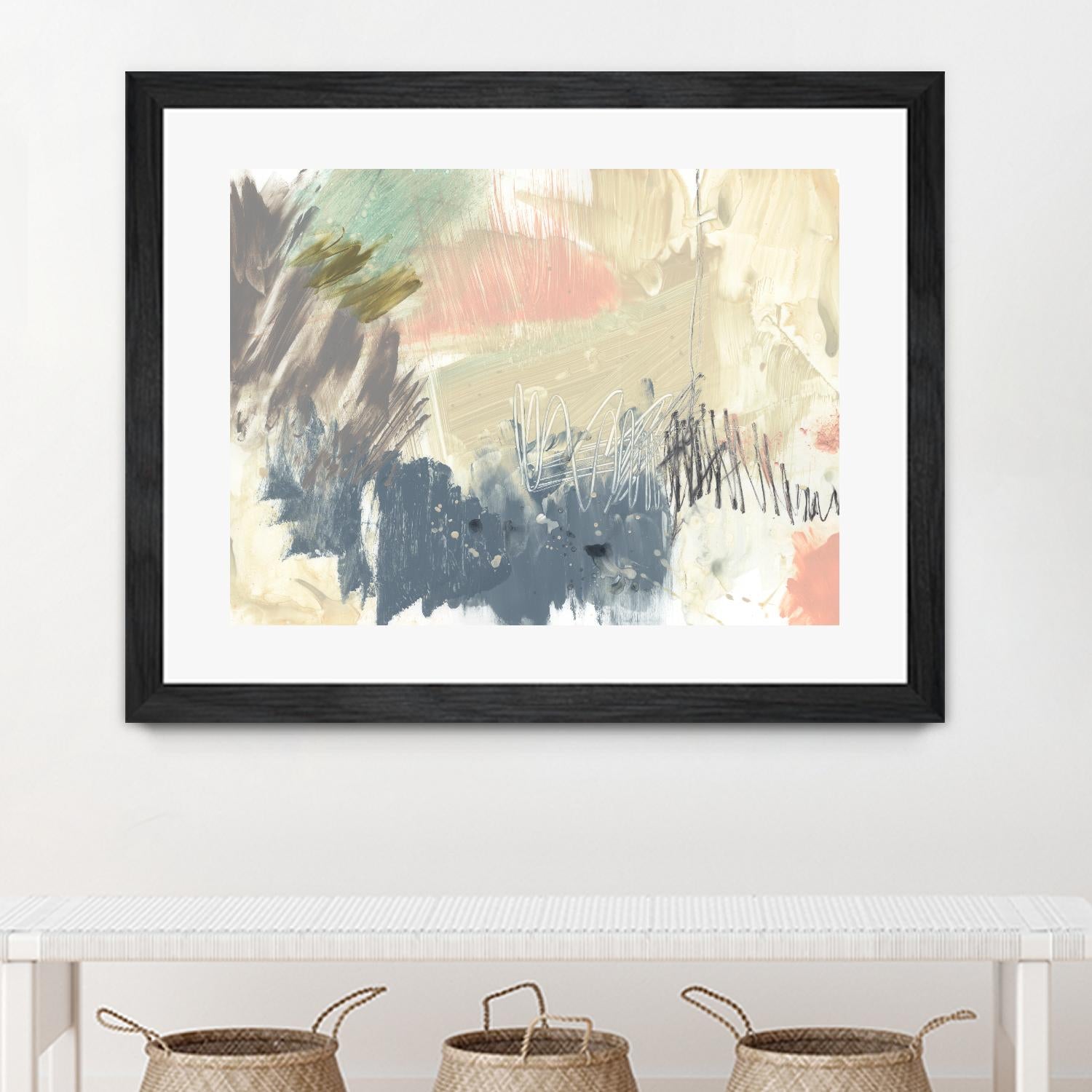 Pastel Immersion I by Jennifer Goldberger on GIANT ART - beige abstract abstract