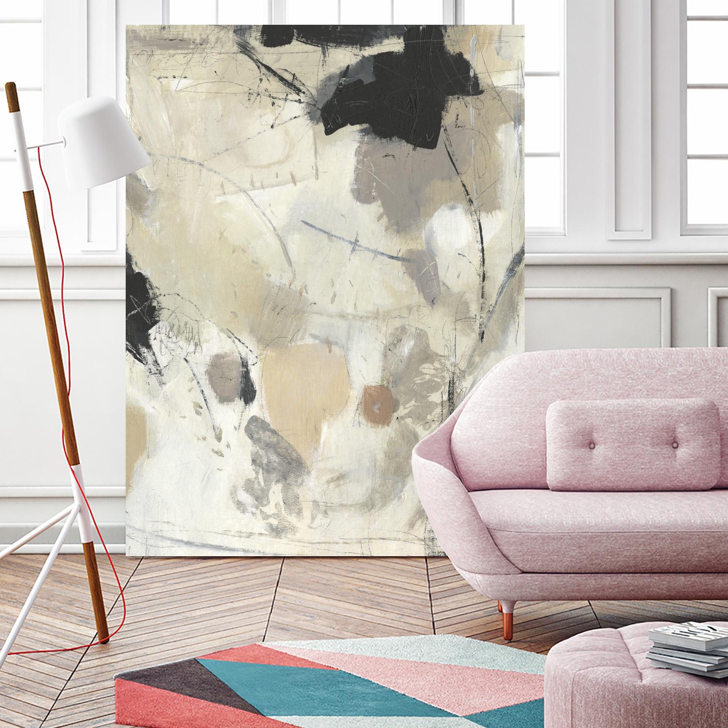 Scattered Remnants II by Tim OToole on GIANT ART - beige abstract abstract