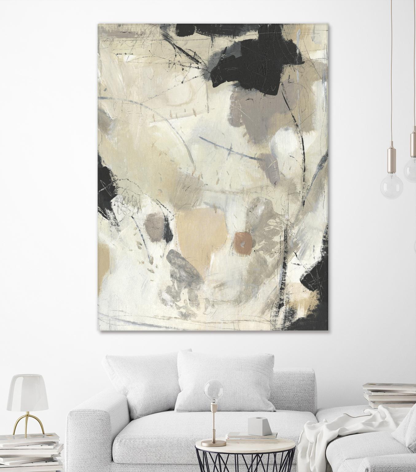 Scattered Remnants II by Tim OToole on GIANT ART - beige abstract abstract