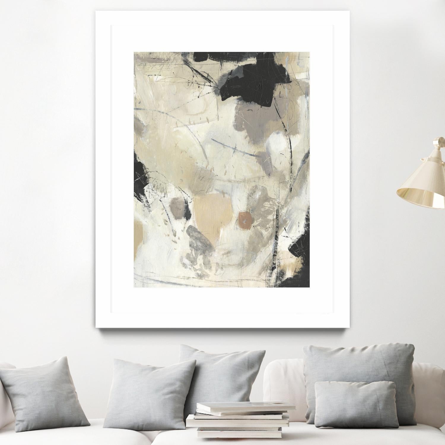 Scattered Remnants II by Tim OToole on GIANT ART - beige abstract abstract
