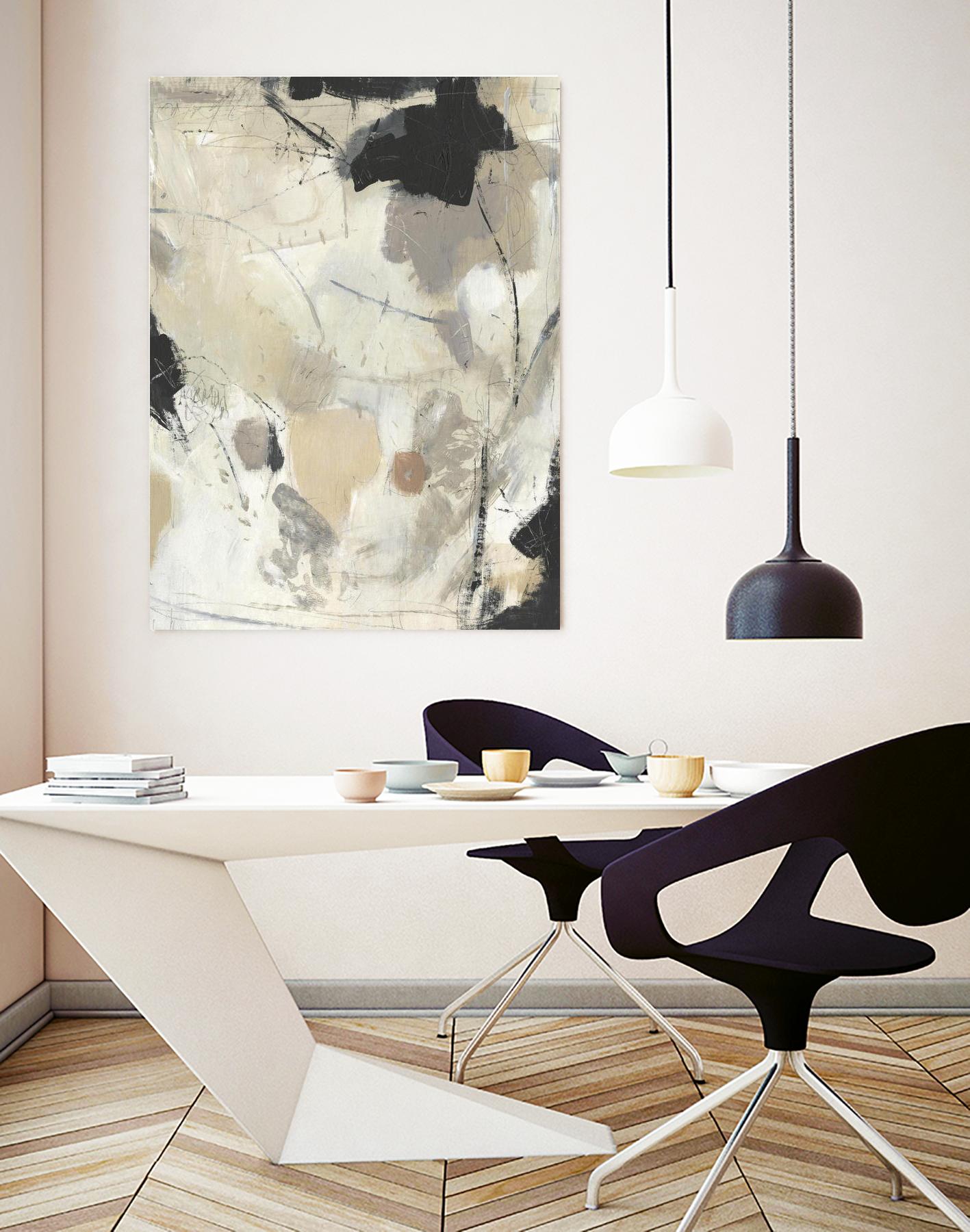 Scattered Remnants II by Tim OToole on GIANT ART - beige abstract abstract