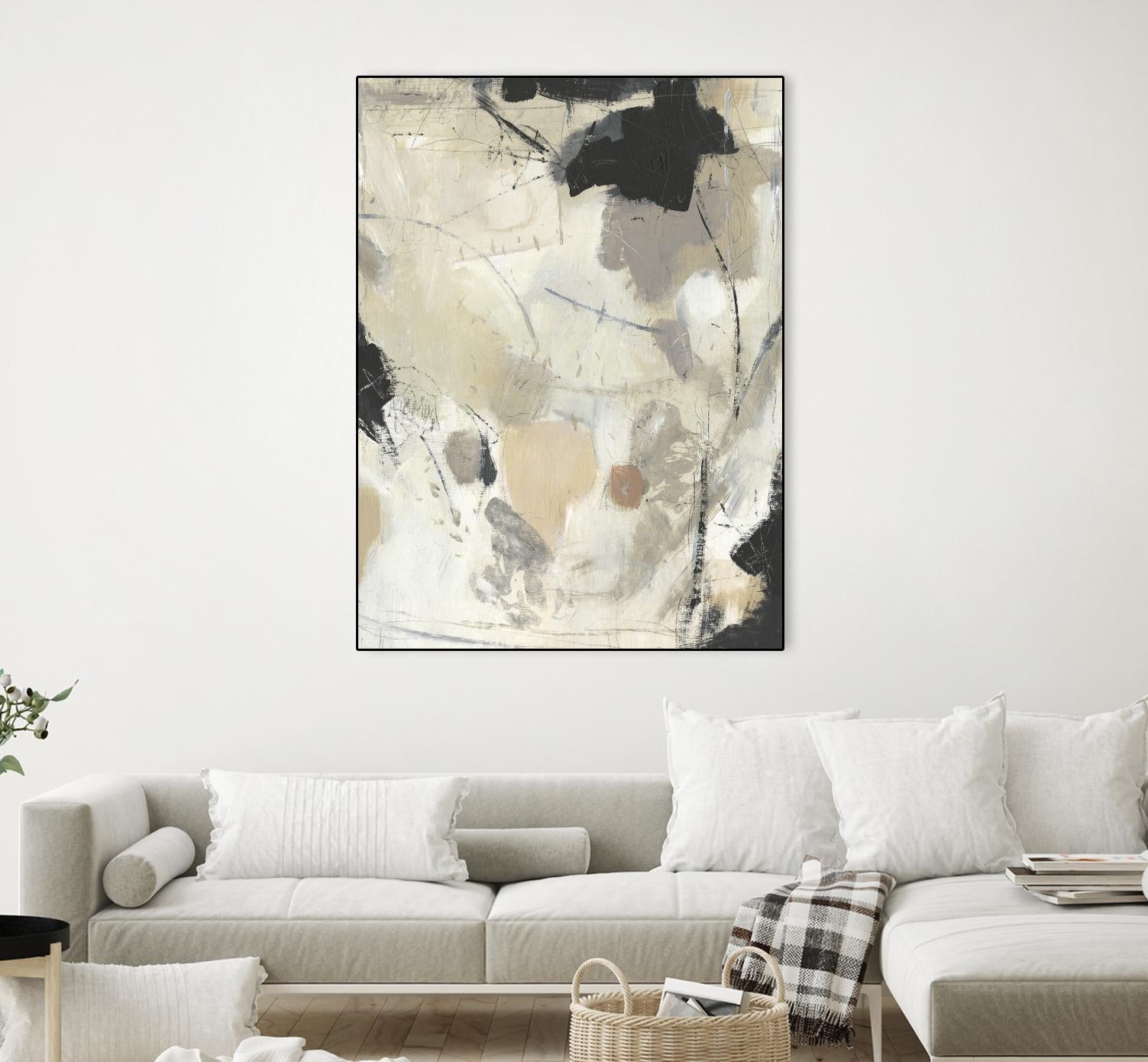 Scattered Remnants II by Tim OToole on GIANT ART - beige abstract abstract