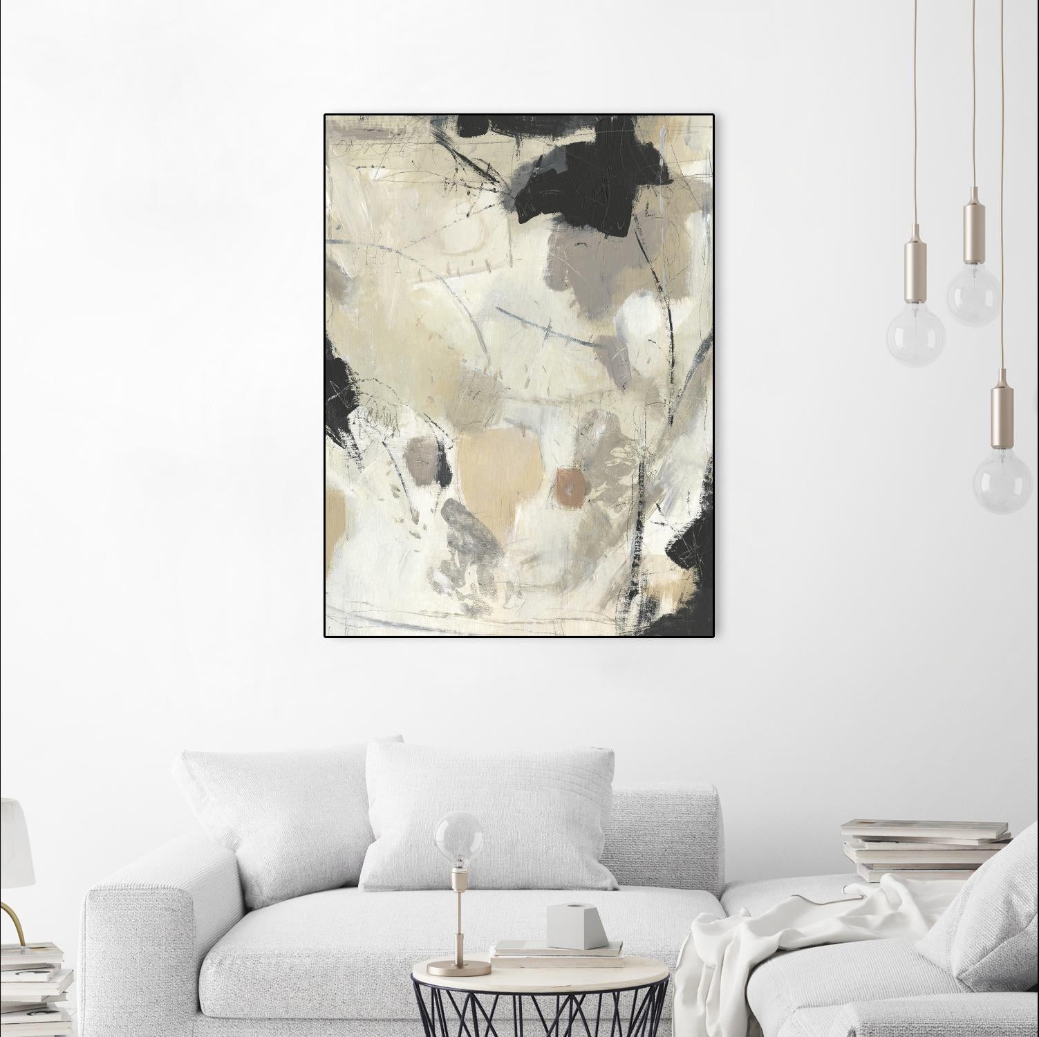 Scattered Remnants II by Tim OToole on GIANT ART - beige abstract abstract