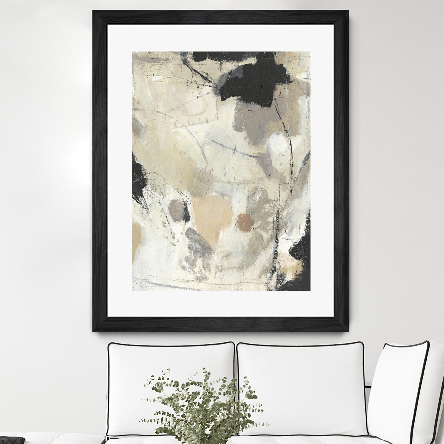 Scattered Remnants II by Tim OToole on GIANT ART - beige abstract abstract