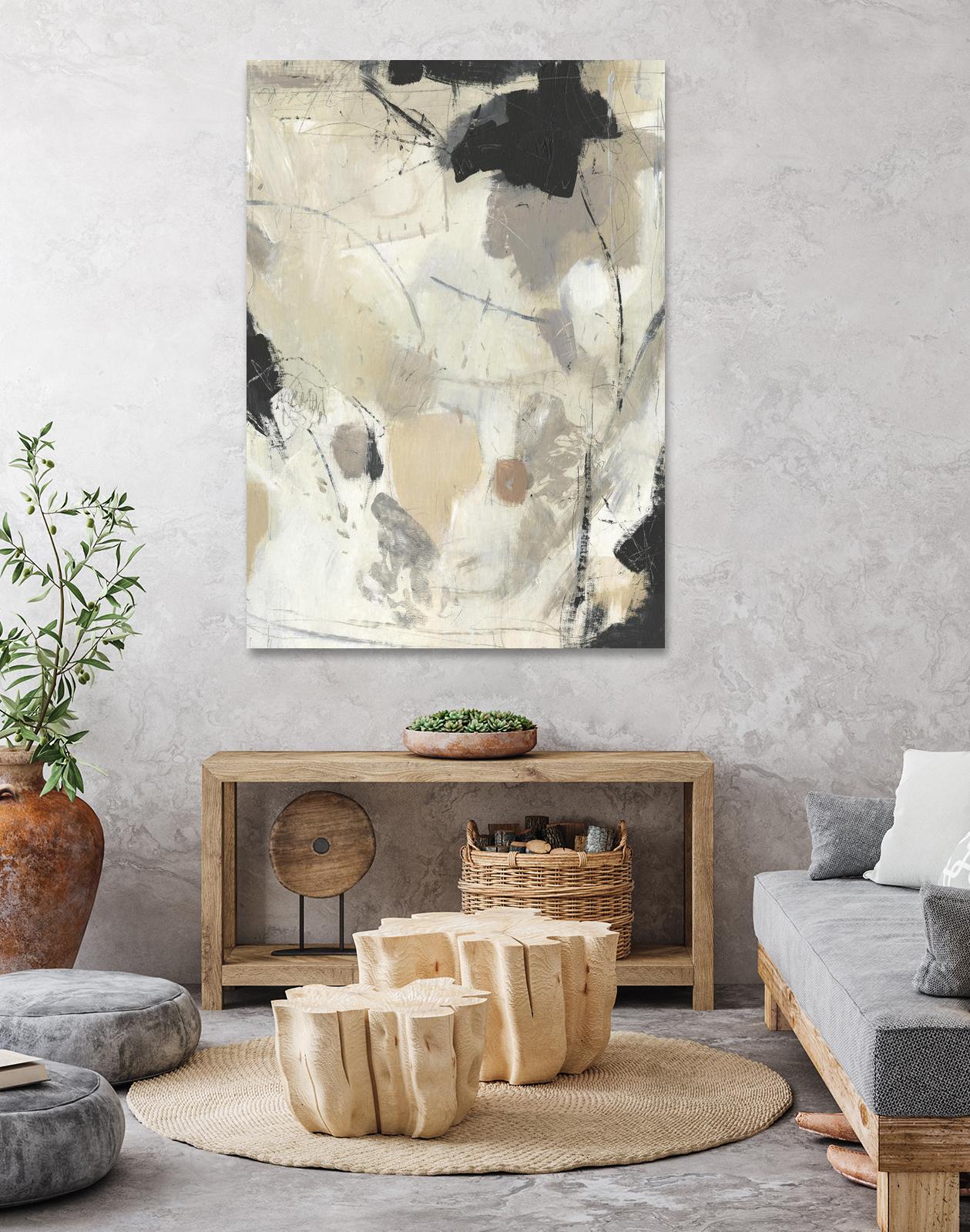 Scattered Remnants II by Tim OToole on GIANT ART - beige abstract abstract