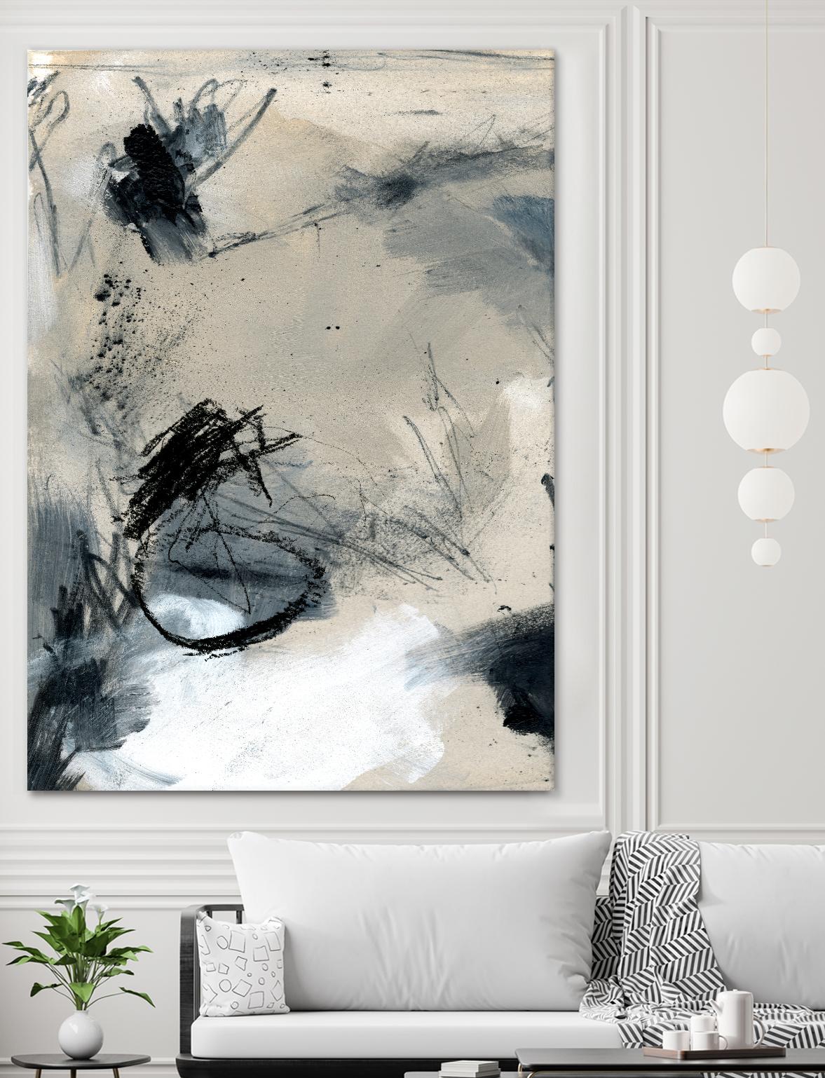 Scribble Abstract II by Jennifer Parker on GIANT ART - white abstract abstract