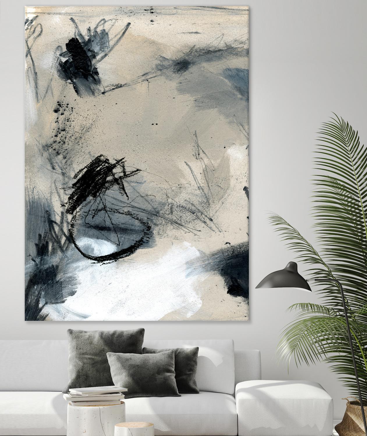 Scribble Abstract II by Jennifer Parker on GIANT ART - white abstract abstract