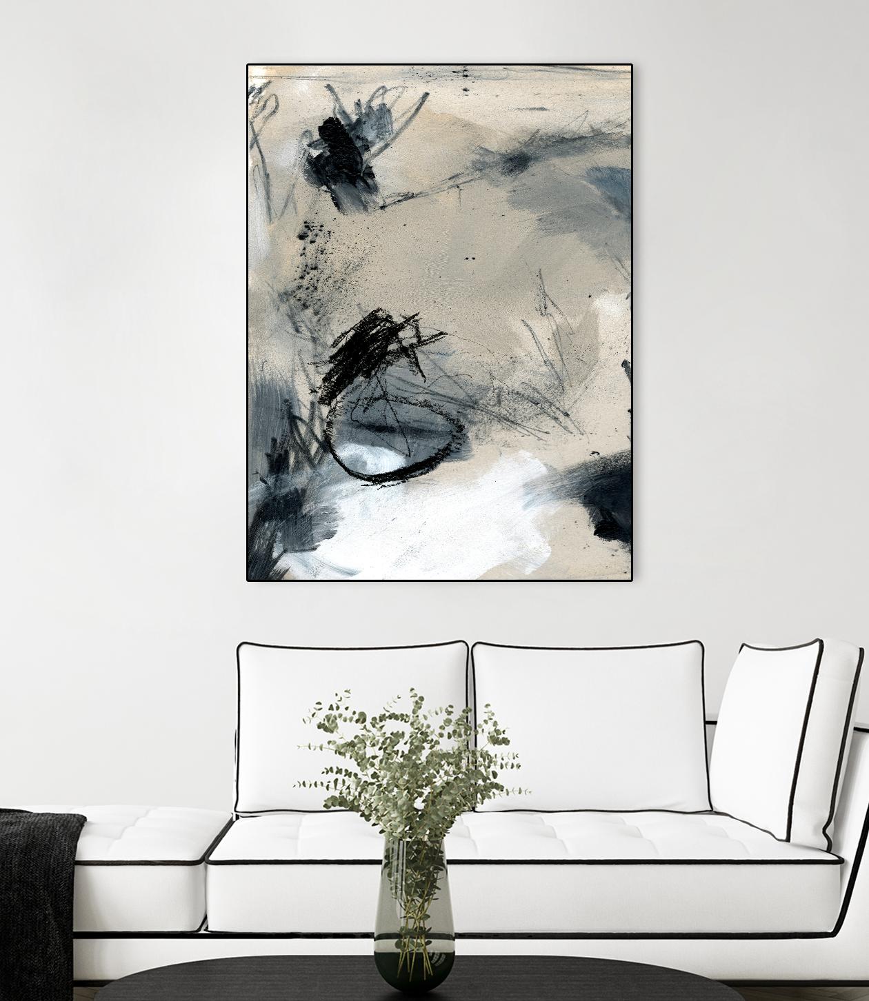 Scribble Abstract II by Jennifer Parker on GIANT ART - white abstract abstract