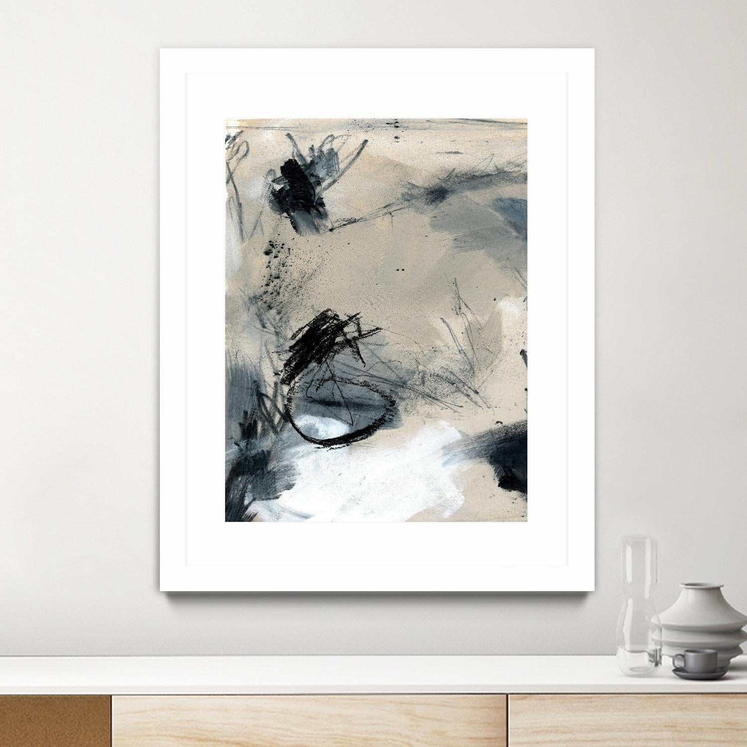 Scribble Abstract II by Jennifer Parker on GIANT ART - white abstract abstract