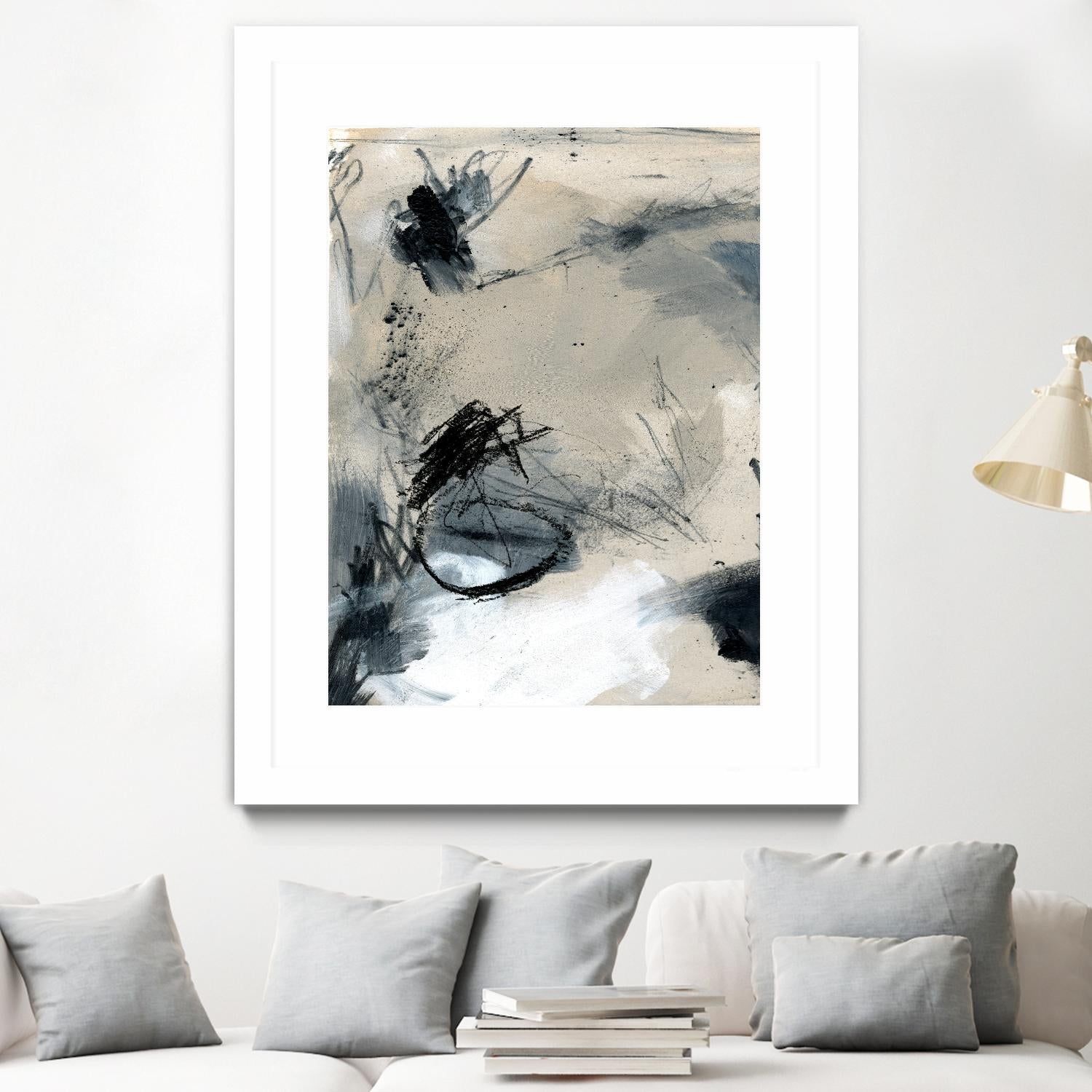 Scribble Abstract II by Jennifer Parker on GIANT ART - white abstract abstract