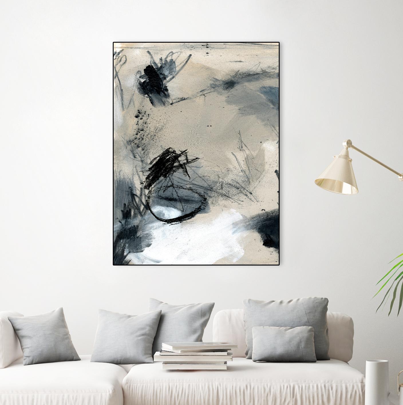 Scribble Abstract II by Jennifer Parker on GIANT ART - white abstract abstract