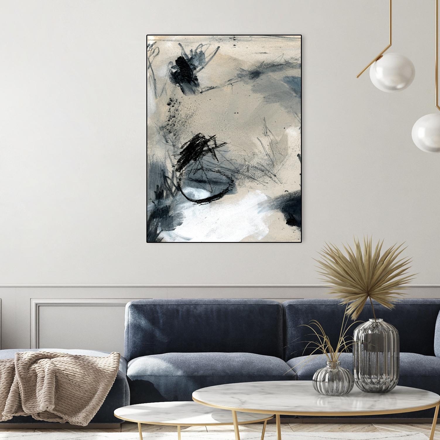 Scribble Abstract II by Jennifer Parker on GIANT ART - white abstract abstract