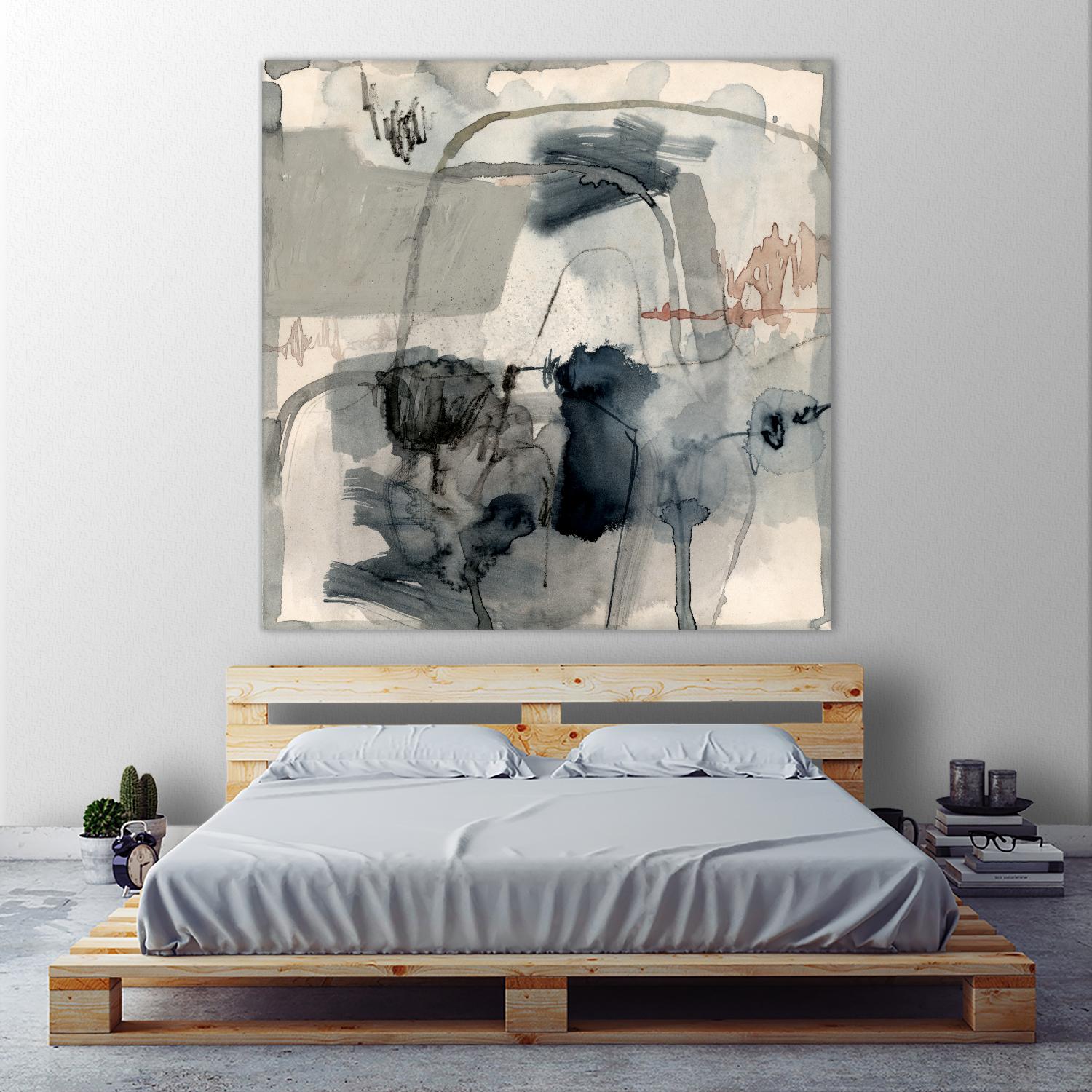 Torrential I by Victoria Barnes on GIANT ART - beige abstract abstract