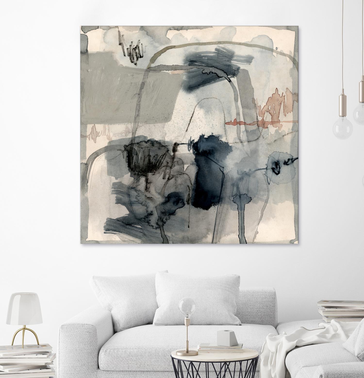 Torrential I by Victoria Barnes on GIANT ART - beige abstract abstract