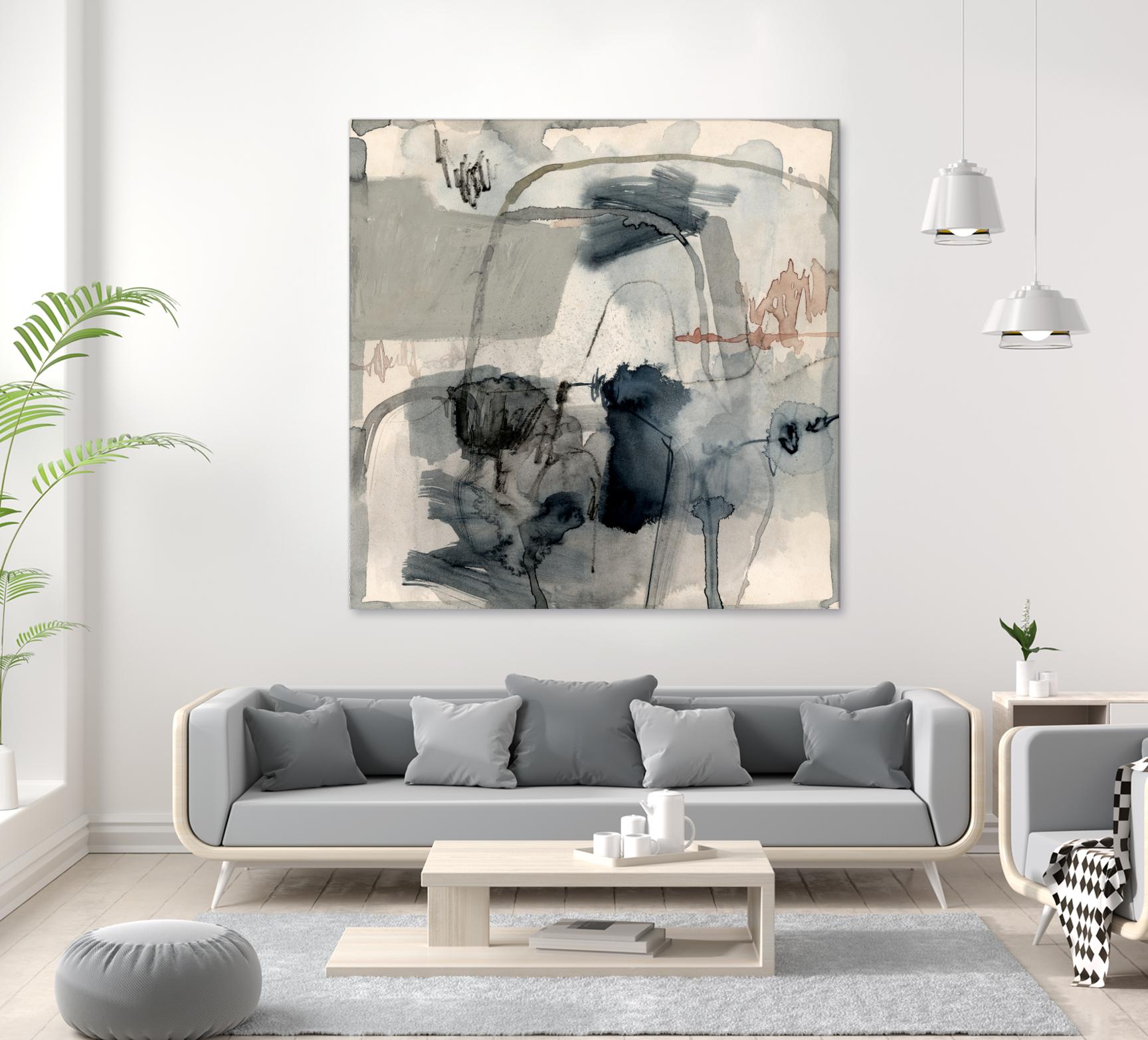 Torrential I by Victoria Barnes on GIANT ART - beige abstract abstract