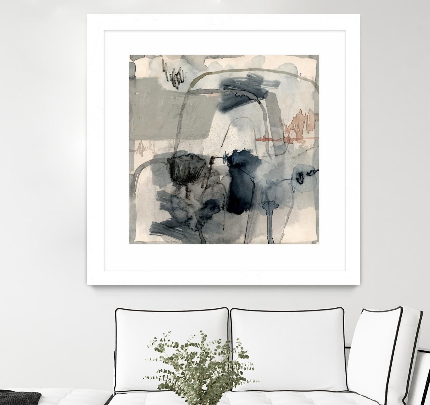 Torrential I by Victoria Barnes on GIANT ART - beige abstract abstract