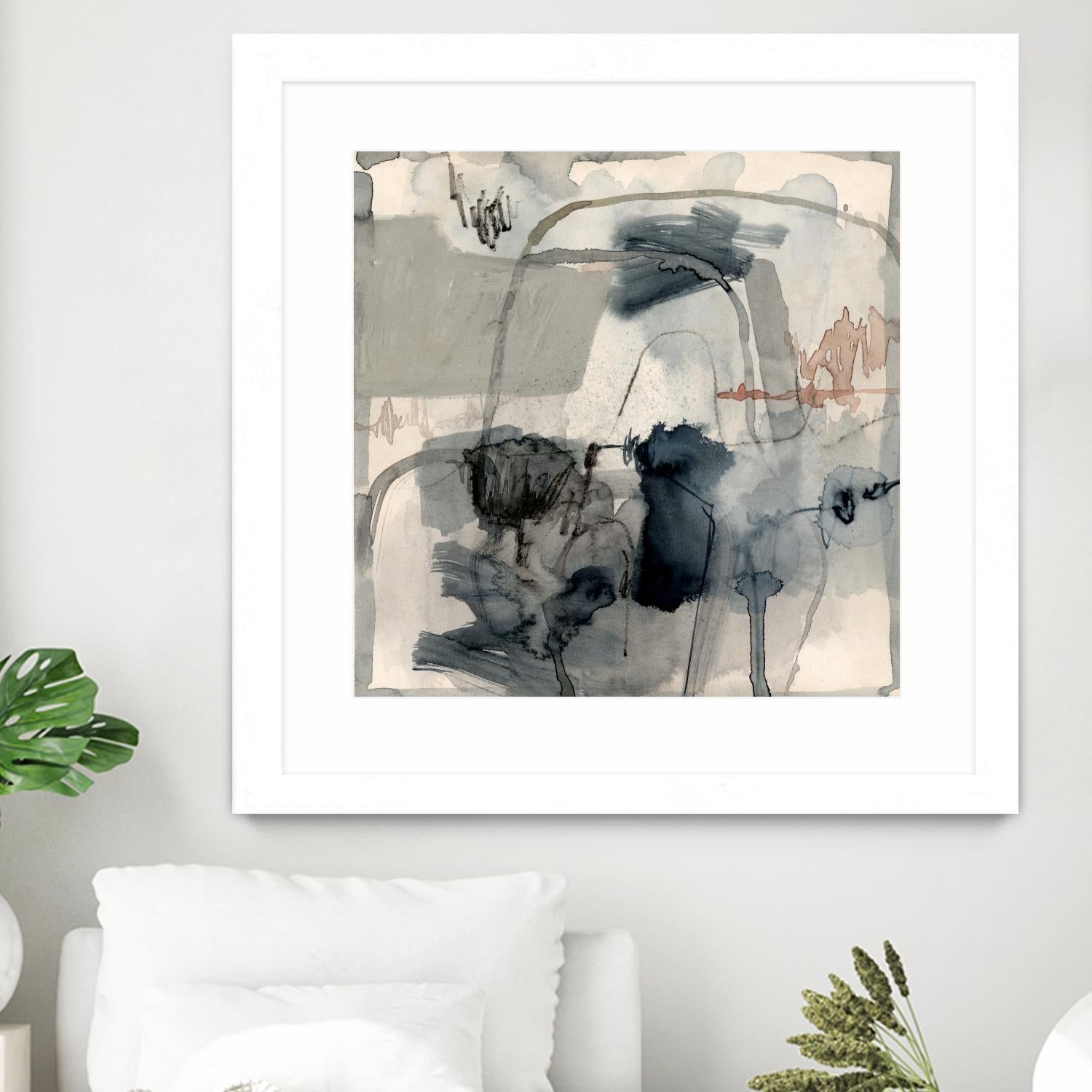 Torrential I by Victoria Barnes on GIANT ART - beige abstract abstract