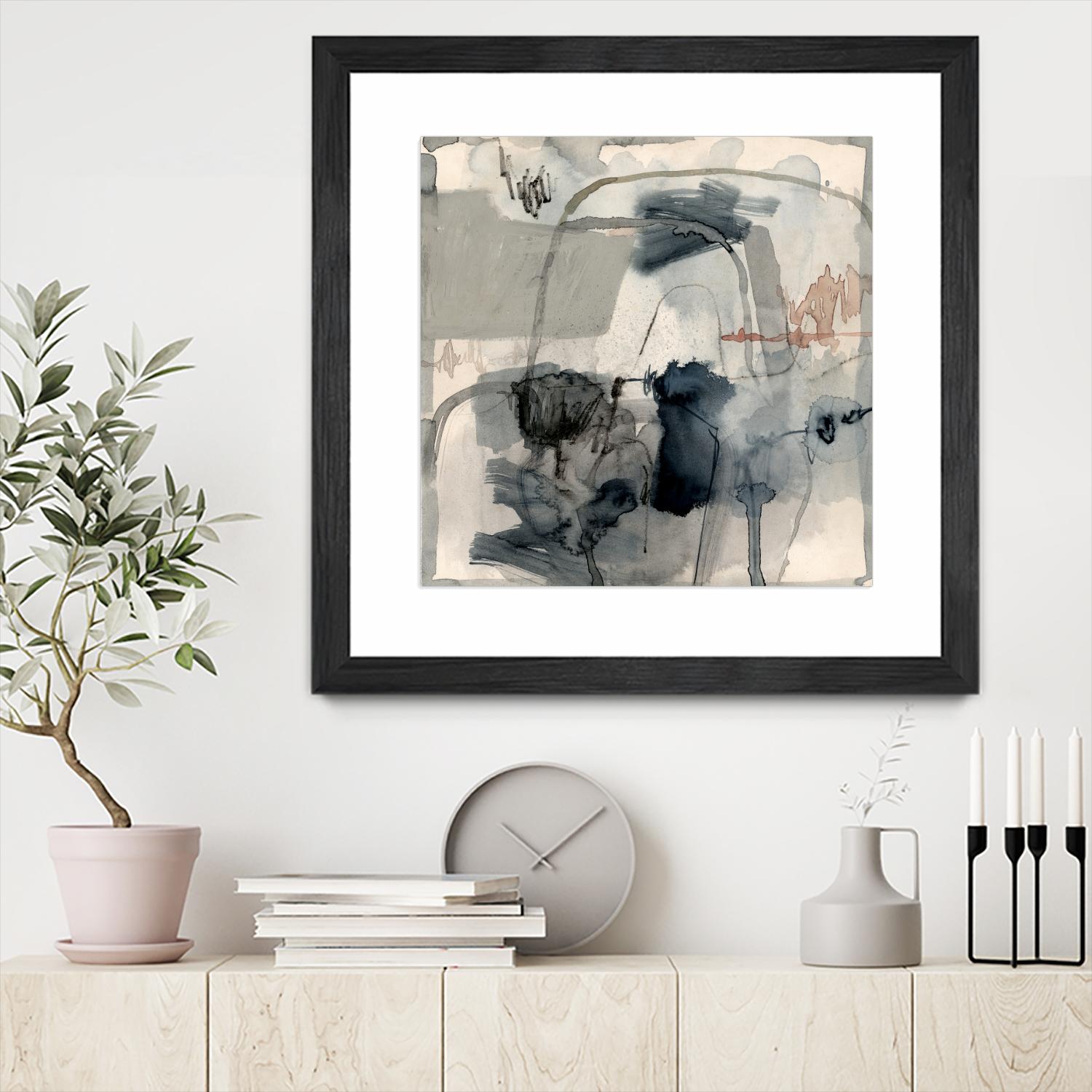 Torrential I by Victoria Barnes on GIANT ART - beige abstract abstract