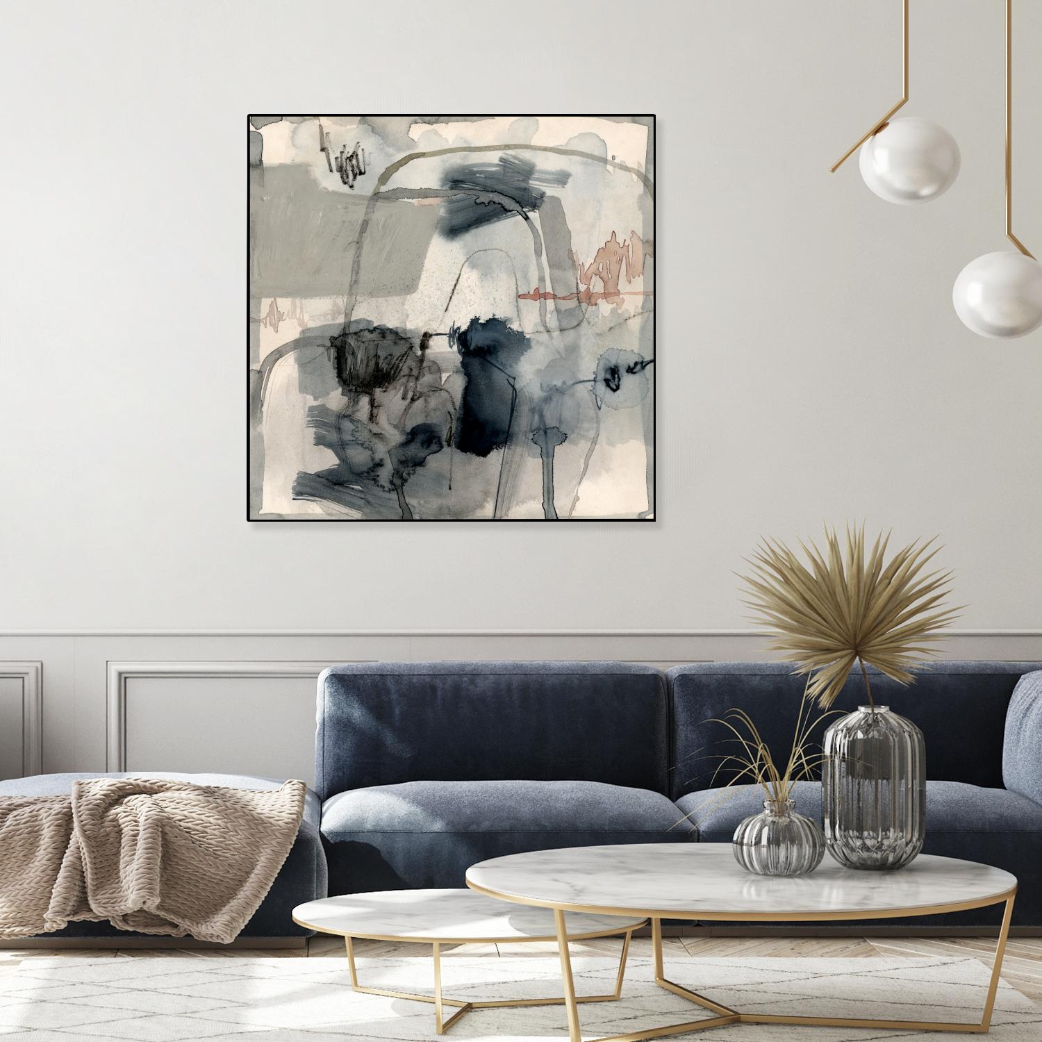 Torrential I by Victoria Barnes on GIANT ART - beige abstract abstract