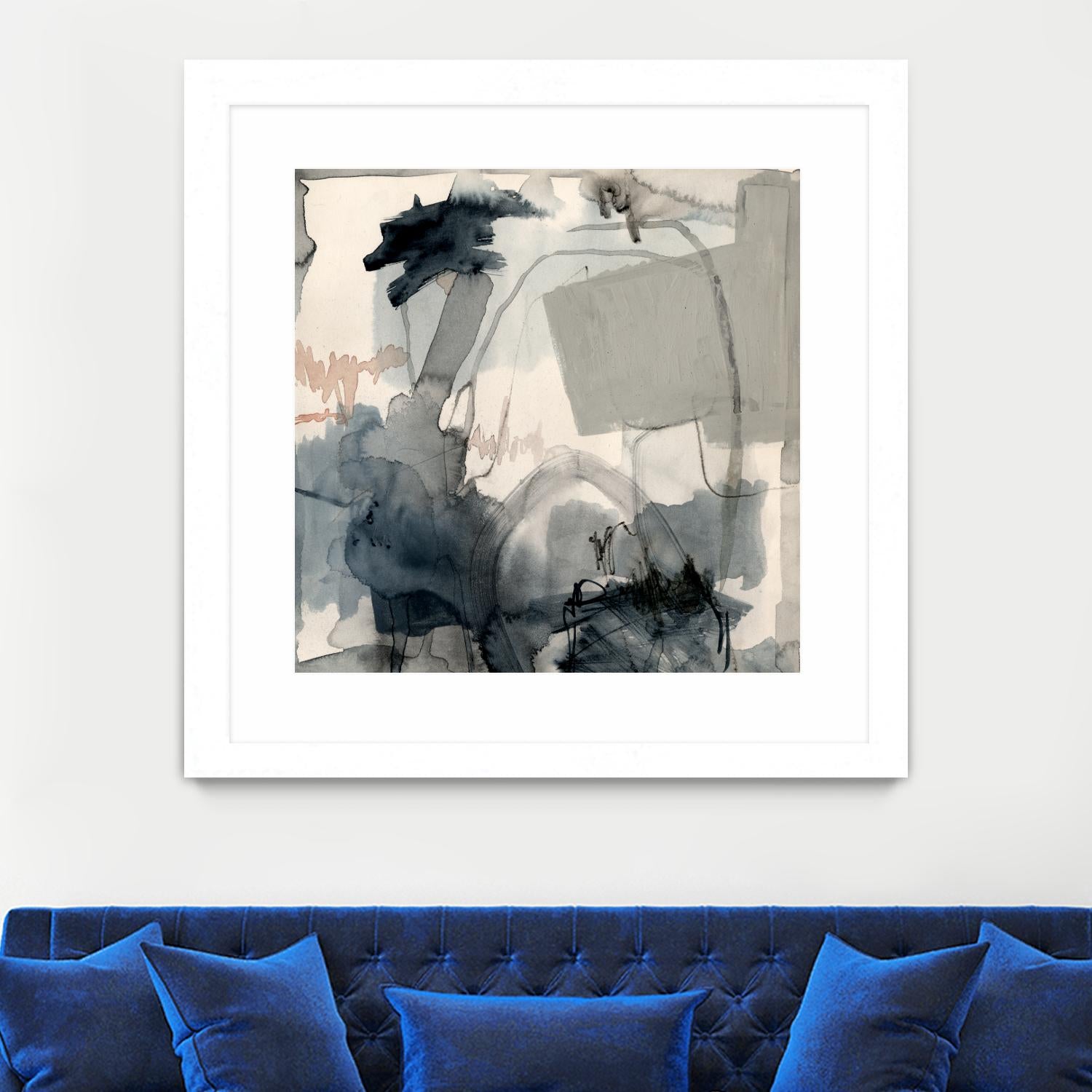 Torrential II by Victoria Barnes on GIANT ART - beige abstract abstract