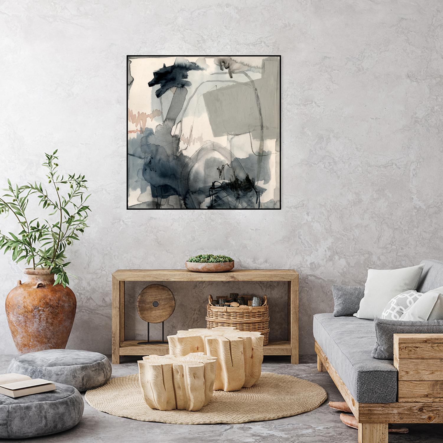 Torrential II by Victoria Barnes on GIANT ART - beige abstract abstract