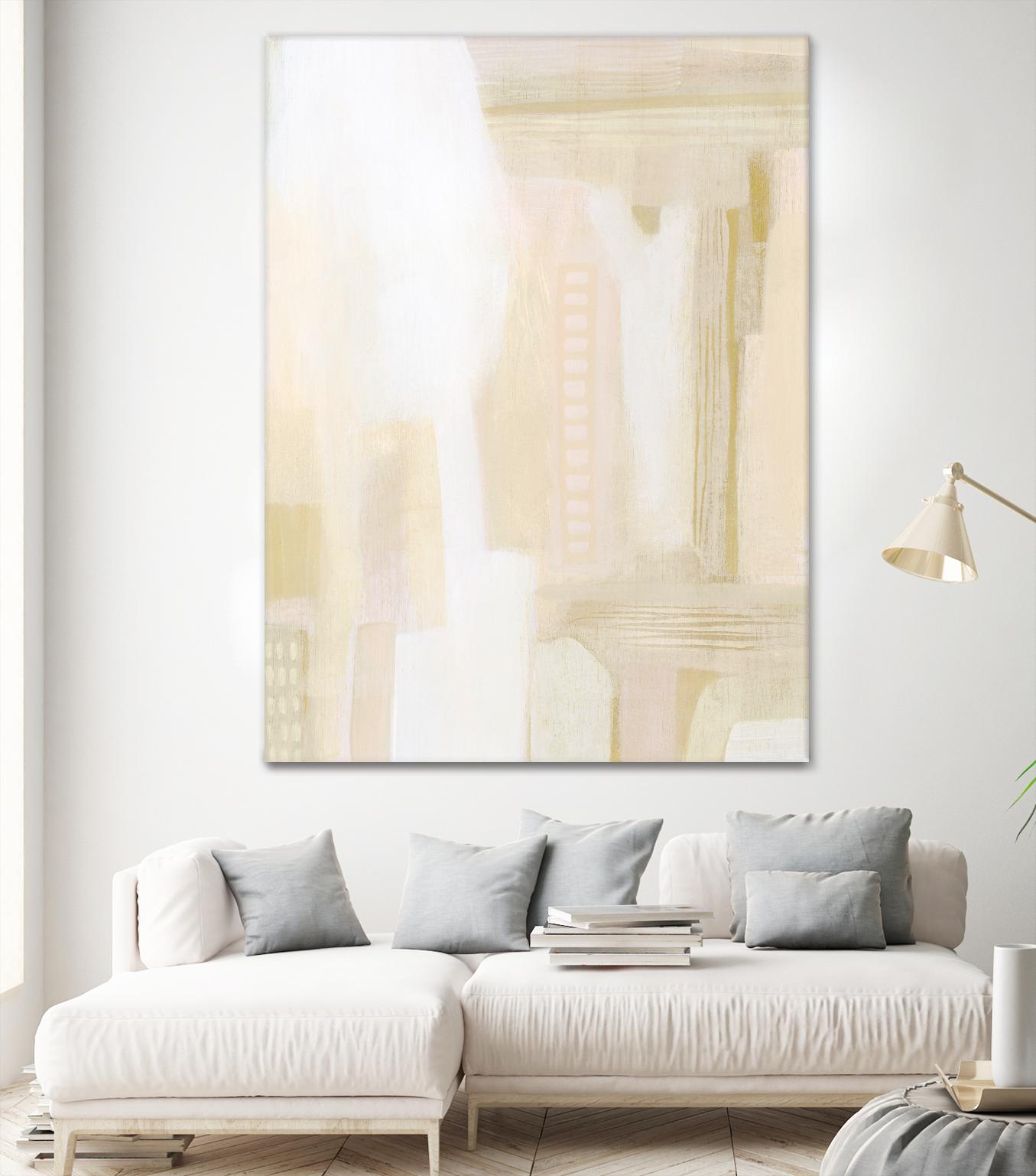Urban Peach I by Grace Popp on GIANT ART - white abstract abstract
