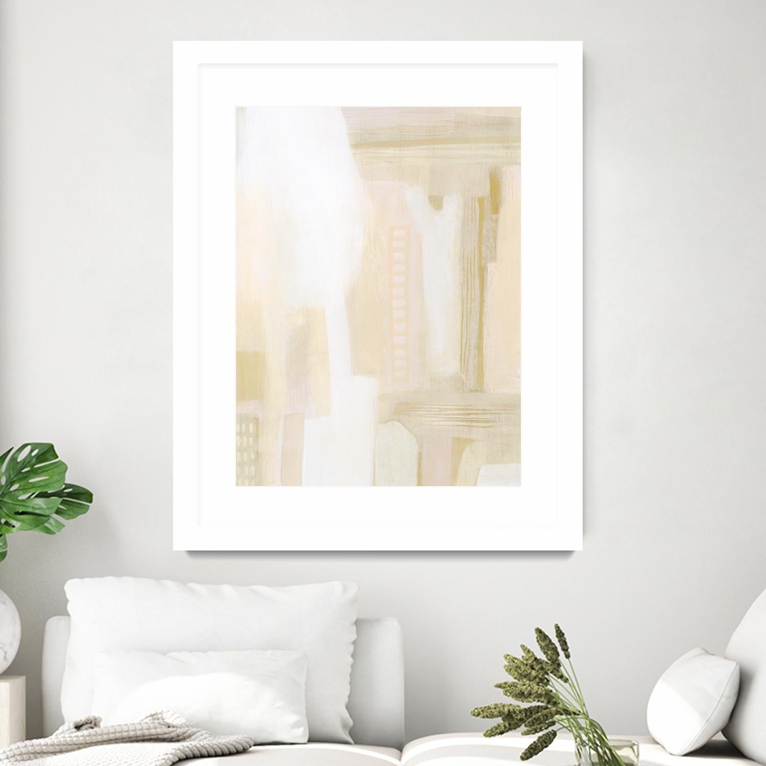 Urban Peach I by Grace Popp on GIANT ART - white abstract abstract