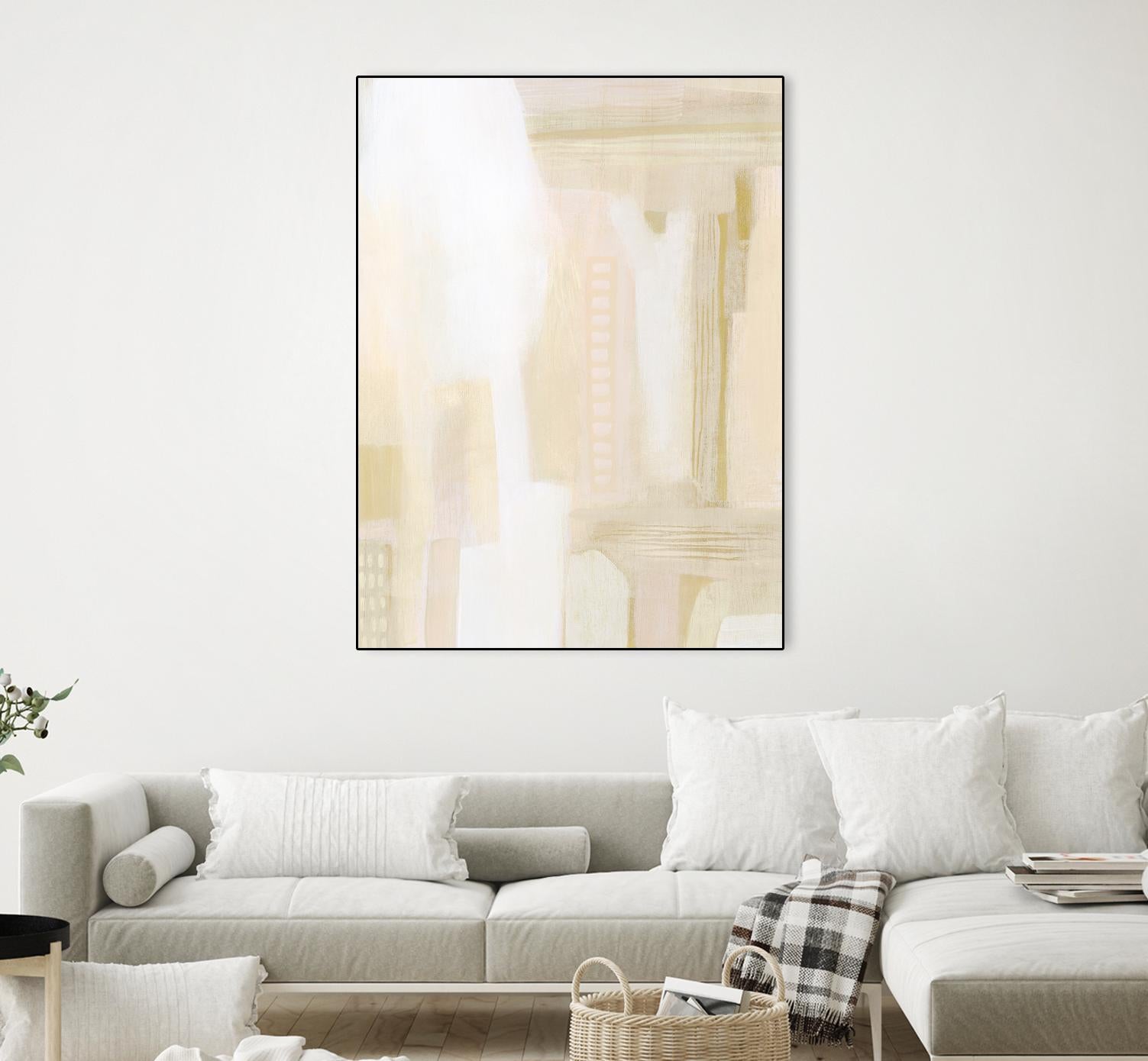 Urban Peach I by Grace Popp on GIANT ART - white abstract abstract