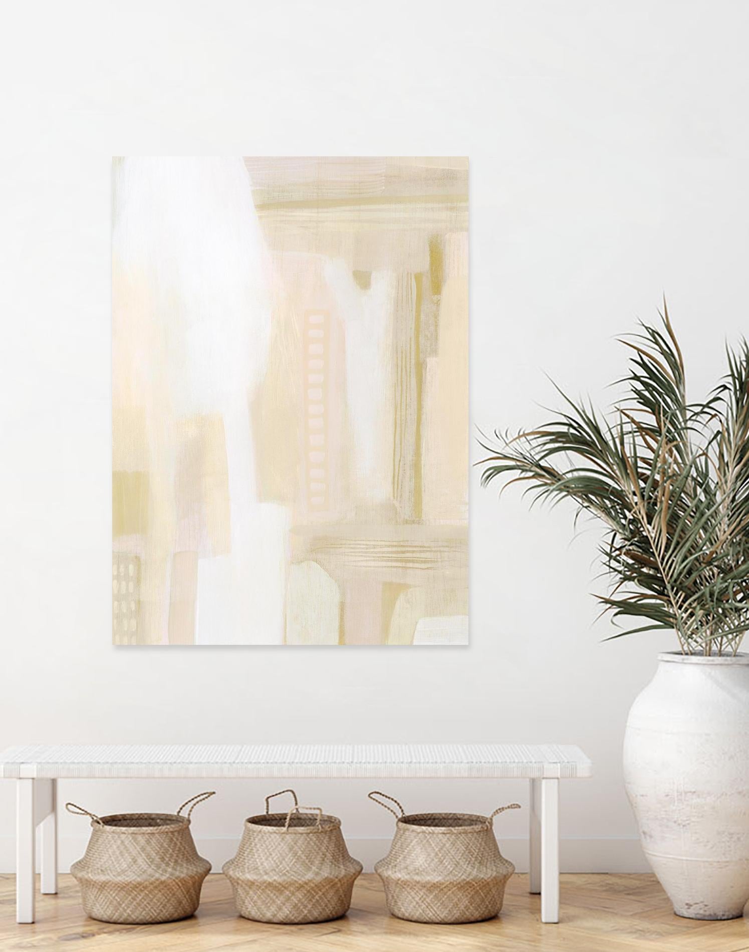 Urban Peach I by Grace Popp on GIANT ART - white abstract abstract