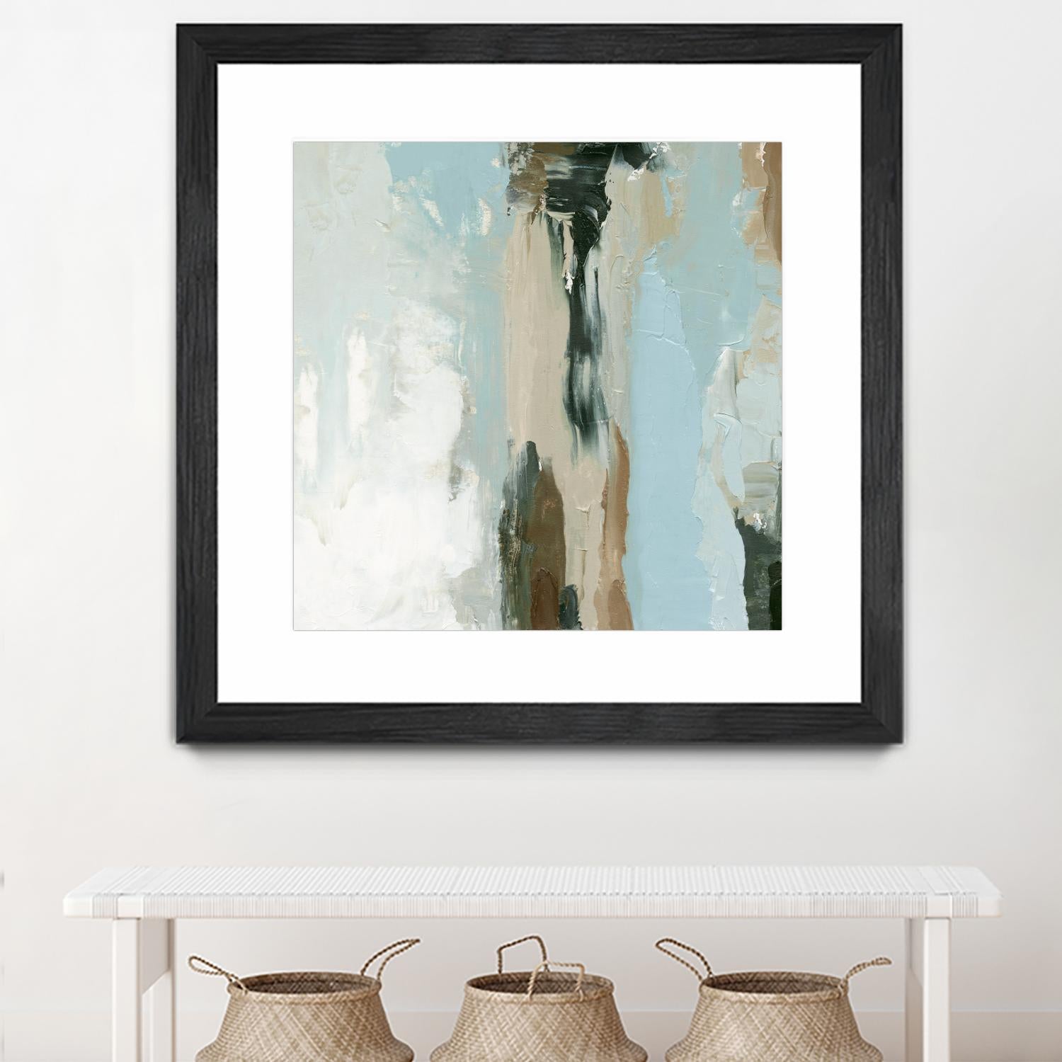 Neutral Landslide II by Emma Caroline on GIANT ART - green landscapes & seascapes abstract