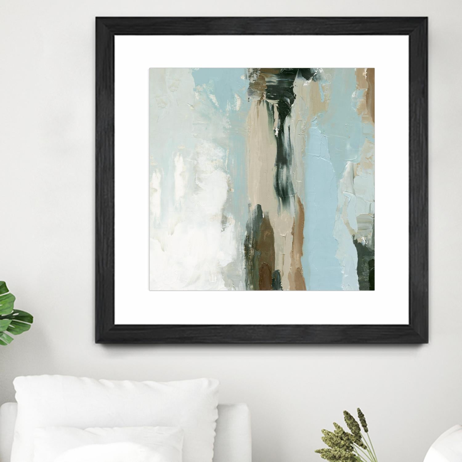 Neutral Landslide II by Emma Caroline on GIANT ART - green landscapes & seascapes abstract