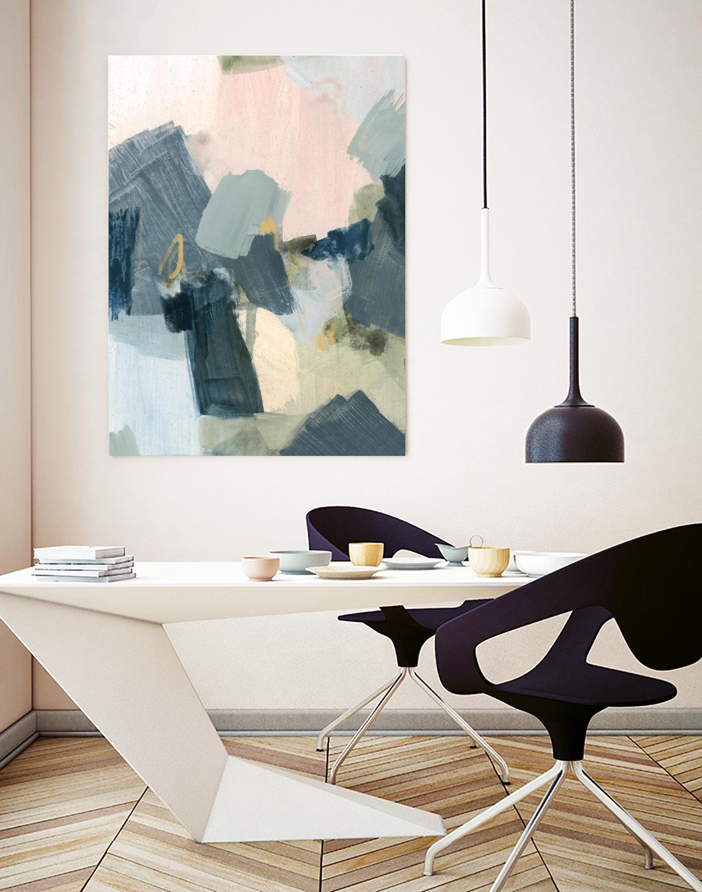 Lago I by Victoria Barnes on GIANT ART - orange abstract abstract