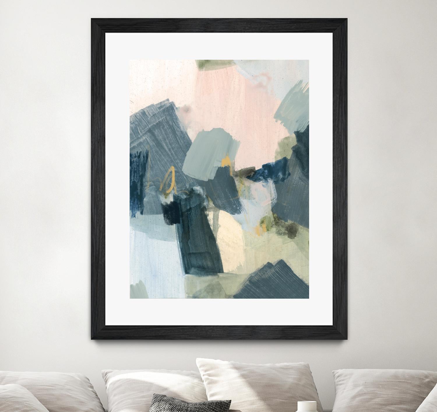 Lago I by Victoria Barnes on GIANT ART - orange abstract abstract