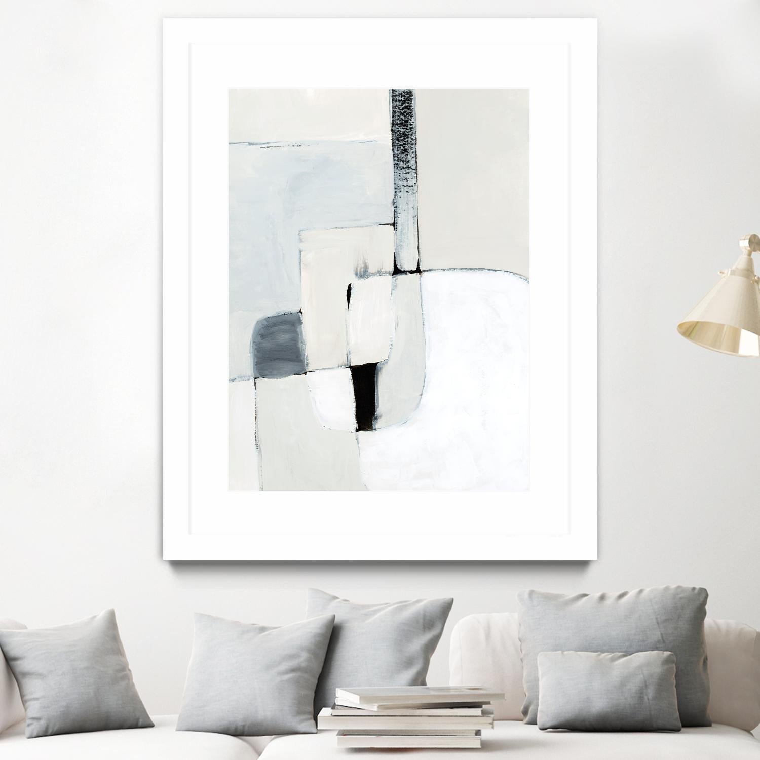 Soft Spoken I by Victoria Barnes on GIANT ART - beige abstract abstract