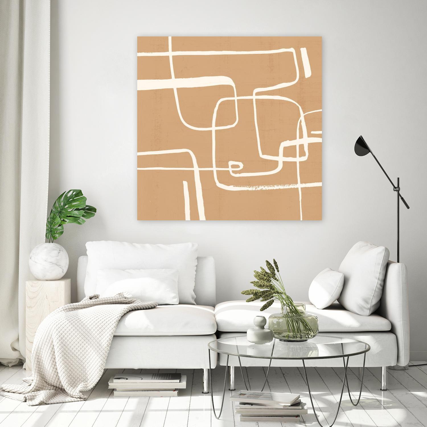 Wayfinder I by Victoria Barnes on GIANT ART - beige abstract abstract
