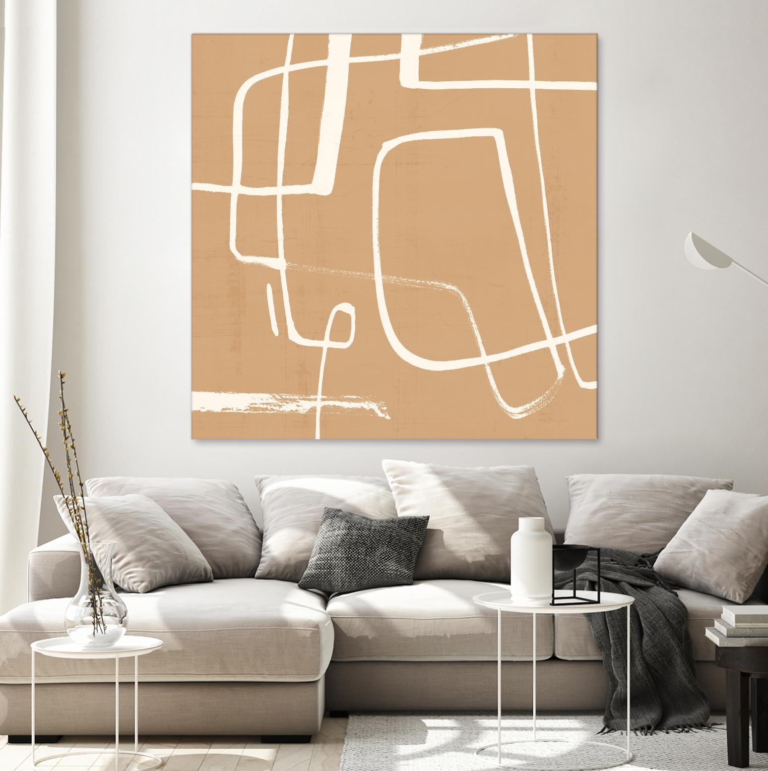 Wayfinder II by Victoria Barnes on GIANT ART - beige abstract abstract