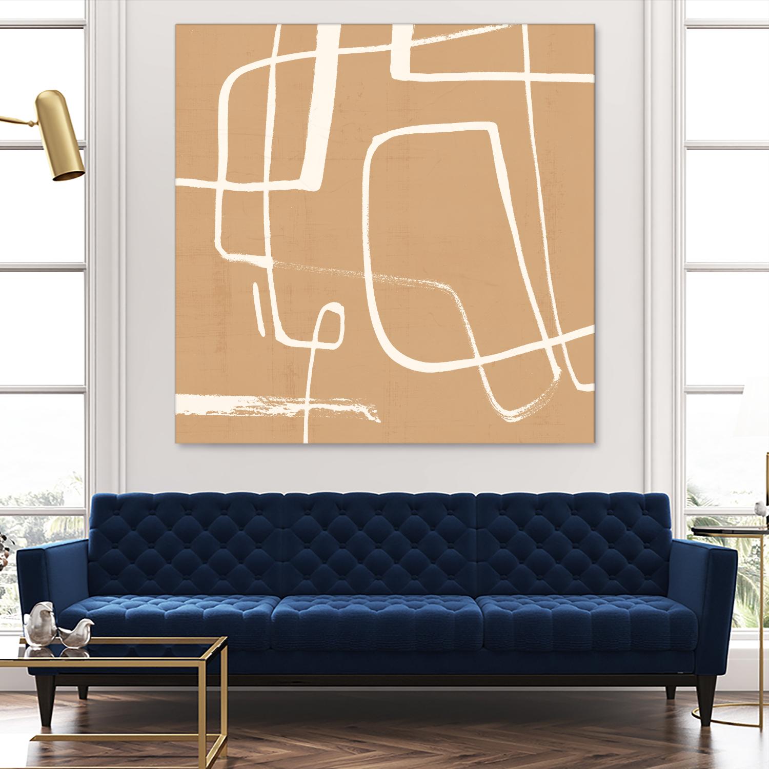 Wayfinder II by Victoria Barnes on GIANT ART - beige abstract abstract