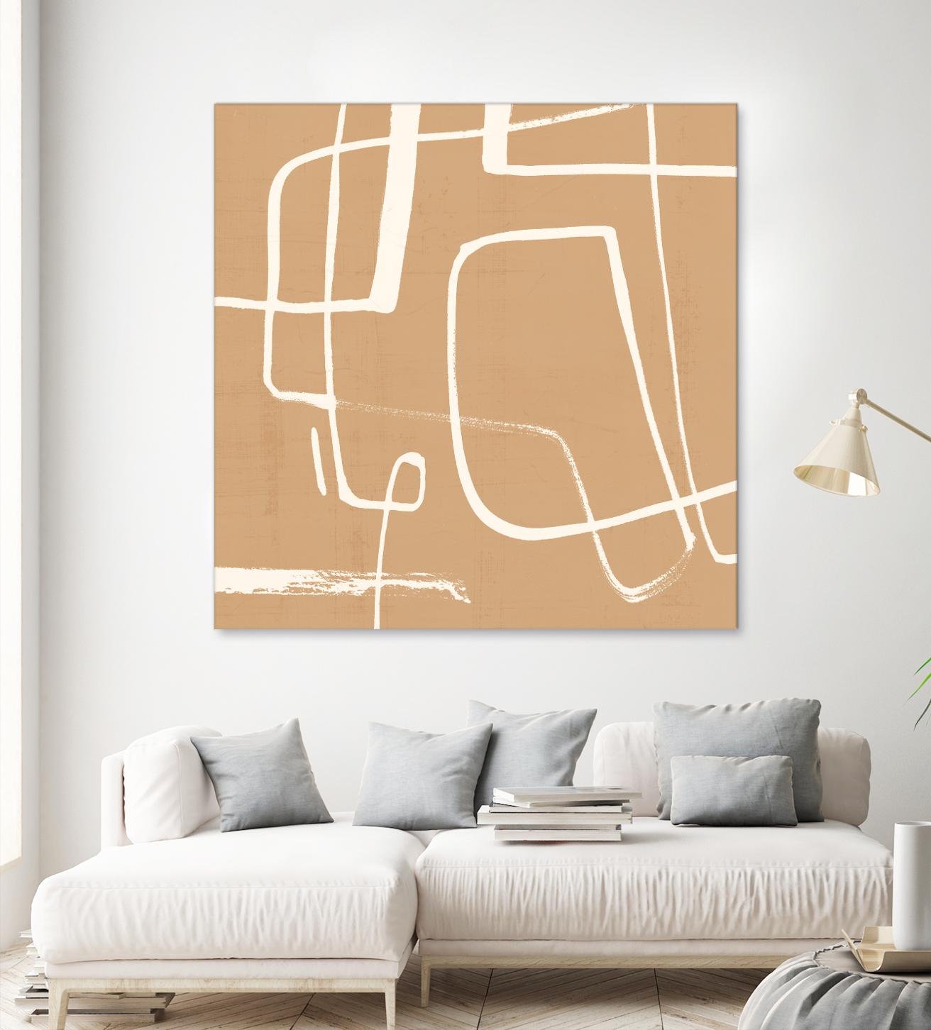 Wayfinder II by Victoria Barnes on GIANT ART - beige abstract abstract