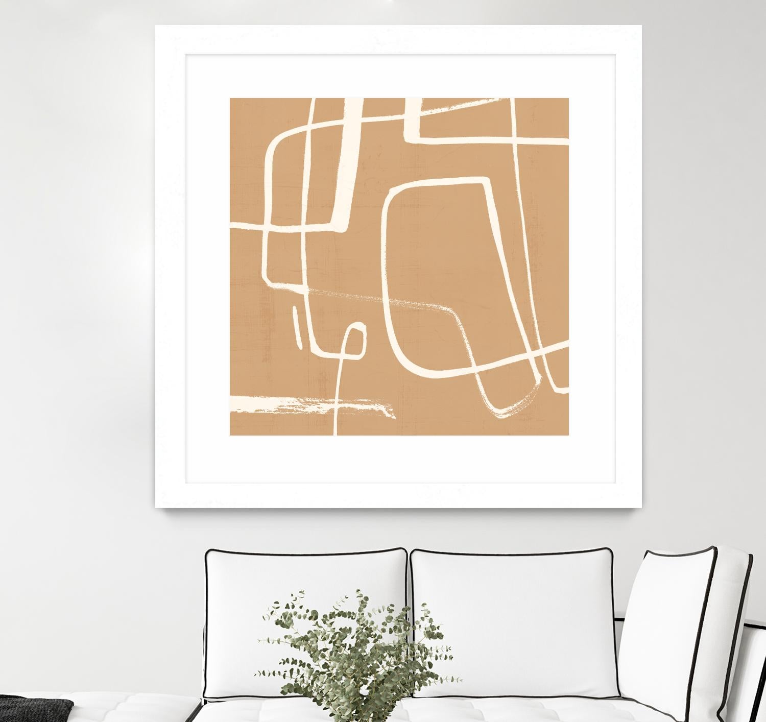 Wayfinder II by Victoria Barnes on GIANT ART - beige abstract abstract