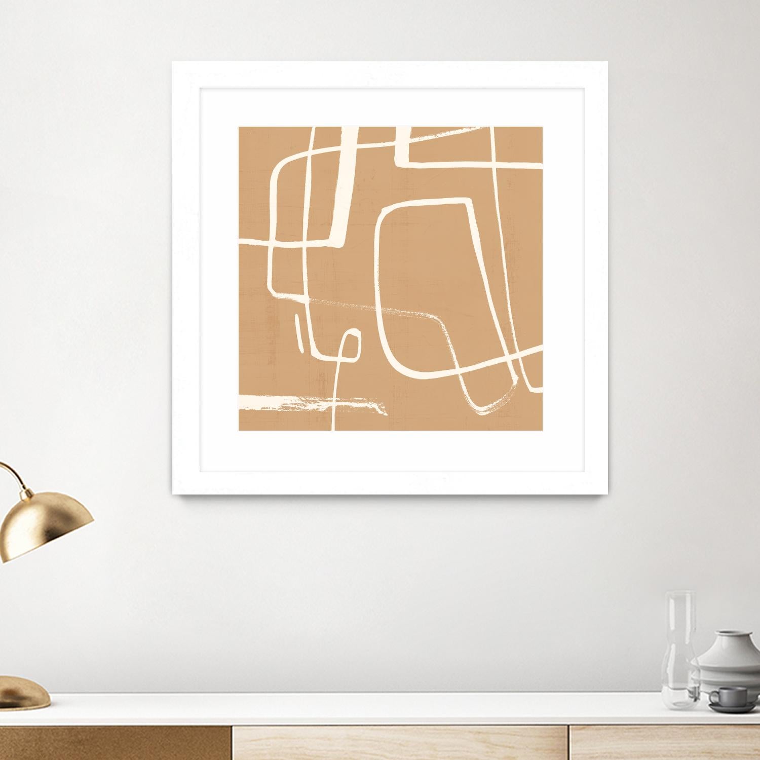 Wayfinder II by Victoria Barnes on GIANT ART - beige abstract abstract