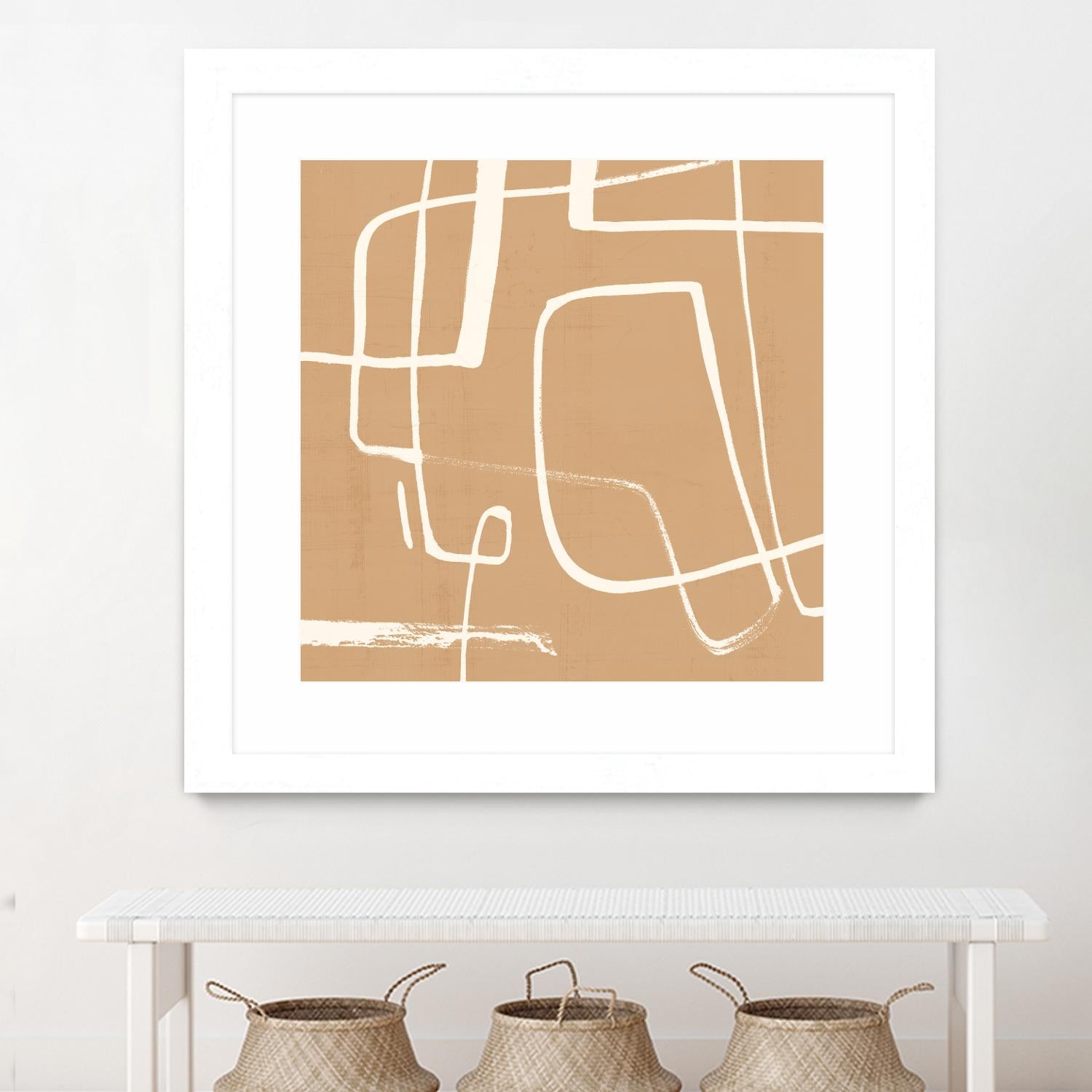 Wayfinder II by Victoria Barnes on GIANT ART - beige abstract abstract