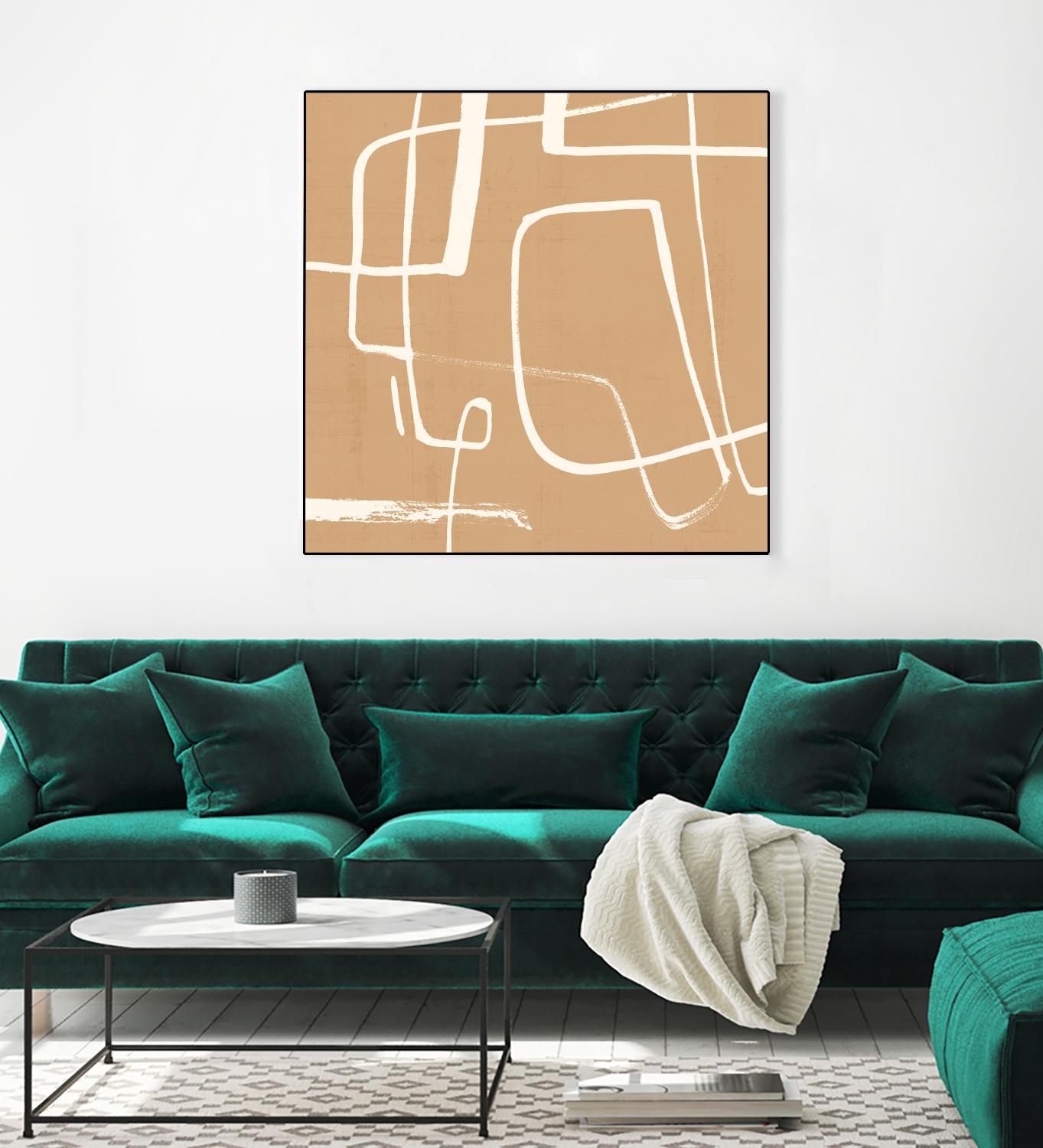Wayfinder II by Victoria Barnes on GIANT ART - beige abstract abstract